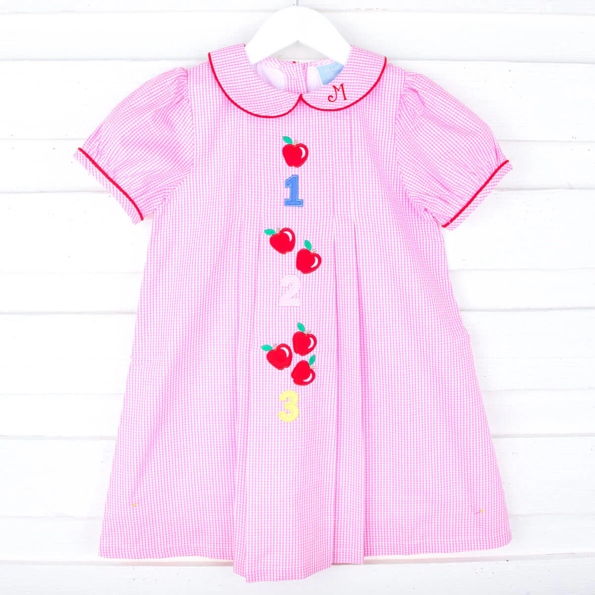 123 Apples Pink Gingham Camila Dress - Image 2