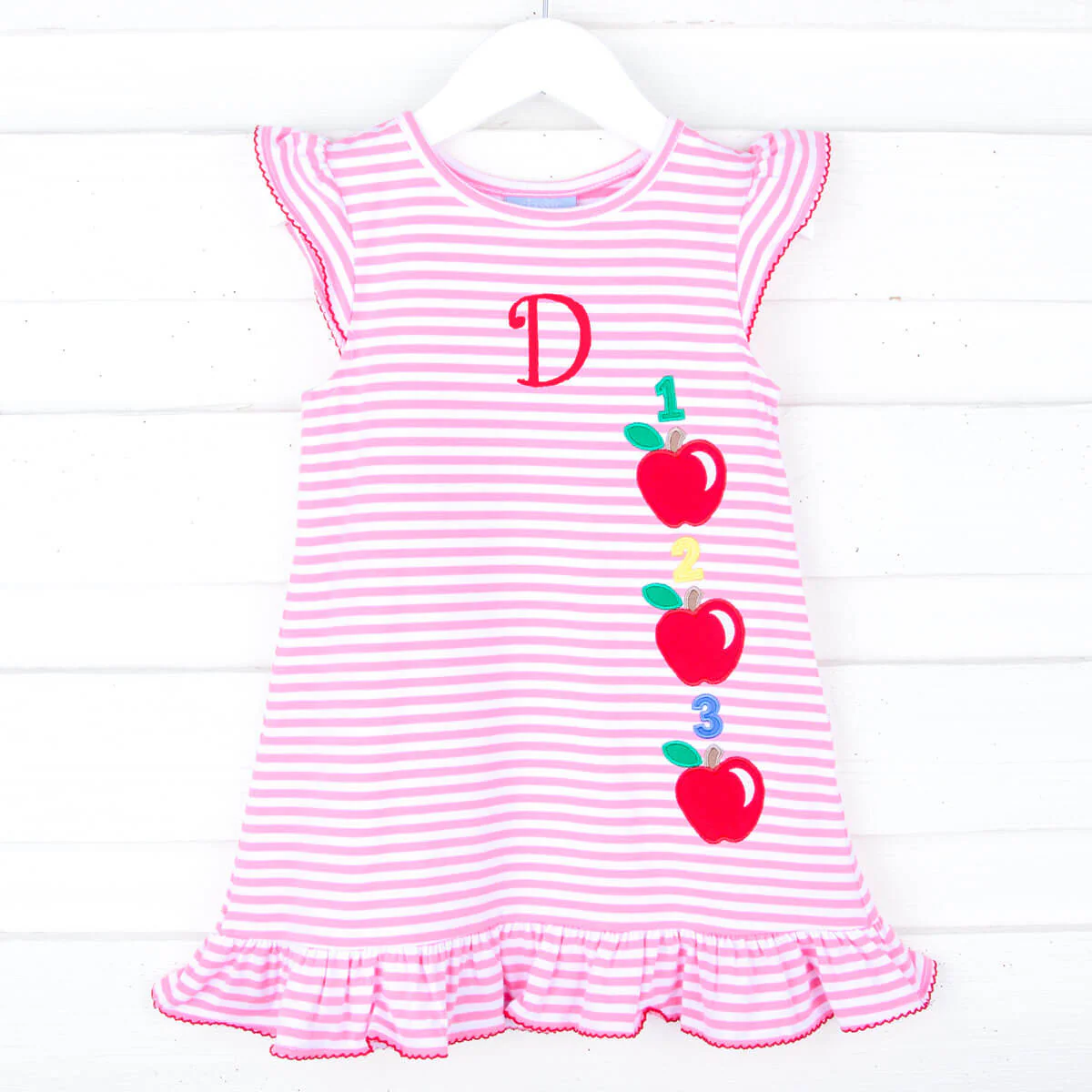 123 Apples Pink Stripe Milly Dress - Image 2