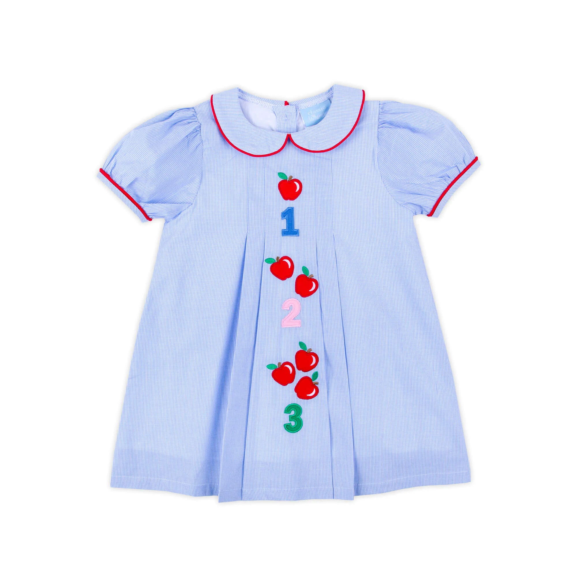 123 Blue Gingham Camila Dress - Image 2