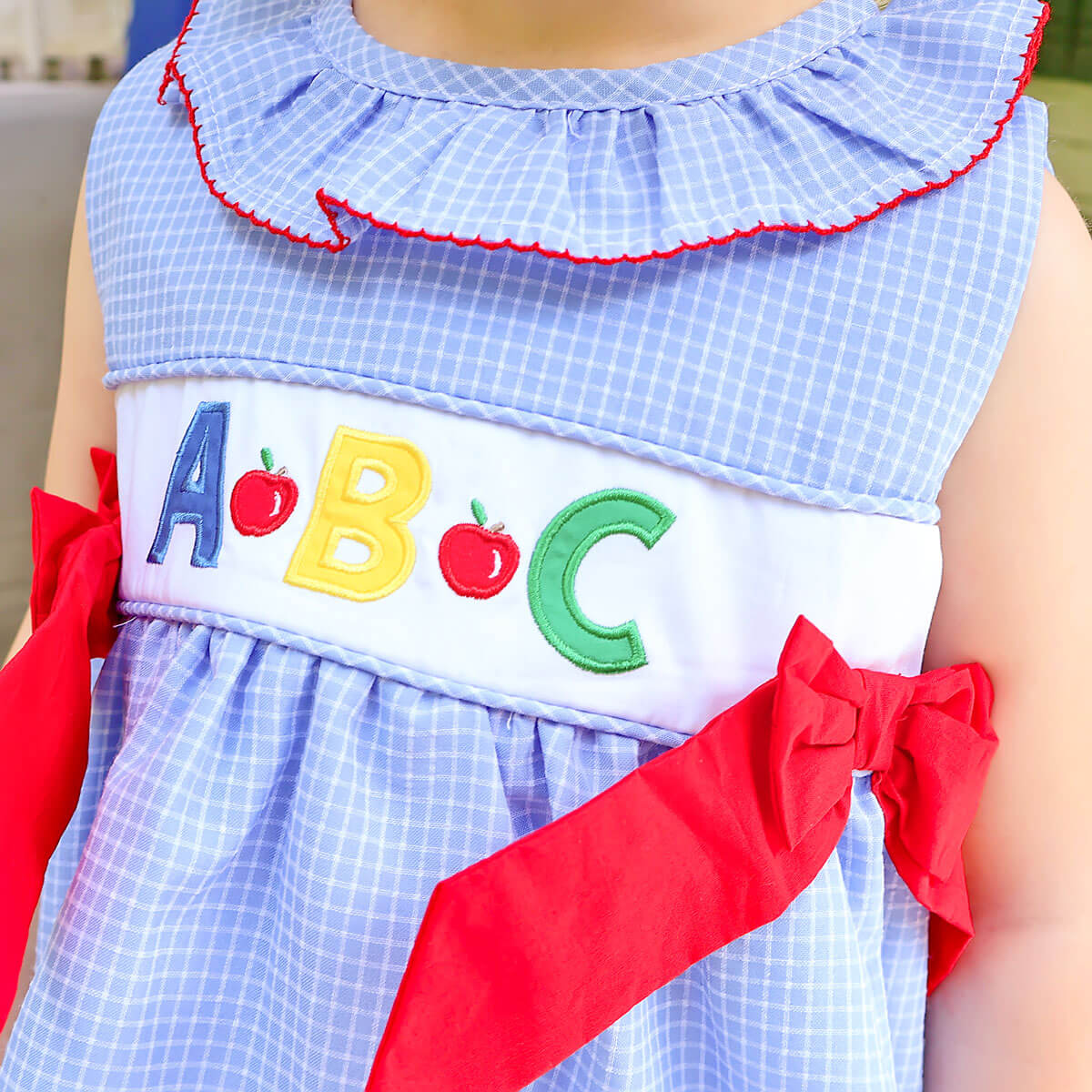 ABC Blue Windowpane Avery Dress - Image 2