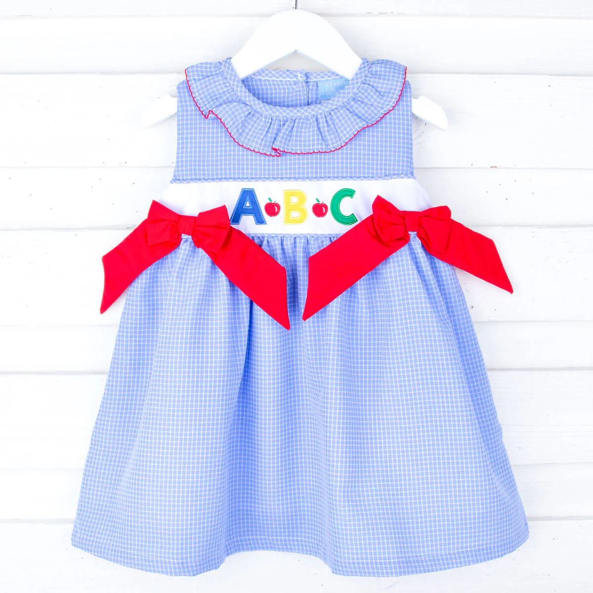 ABC Blue Windowpane Avery Dress - Image 3