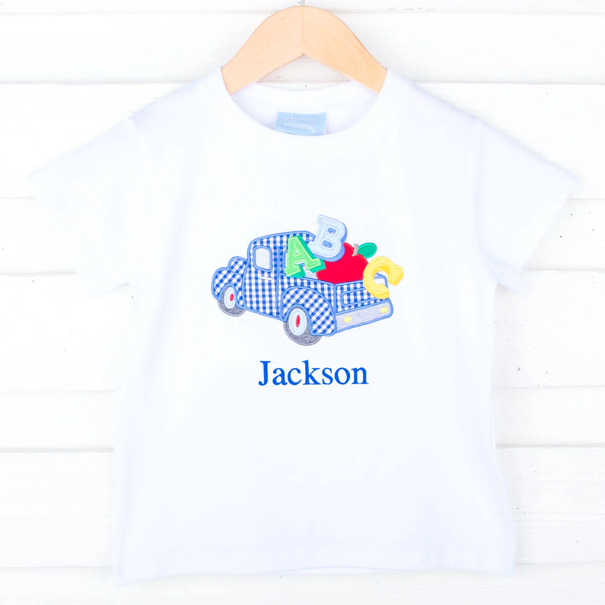 ABC Truck White Short Sleeve Shirt - Image 2