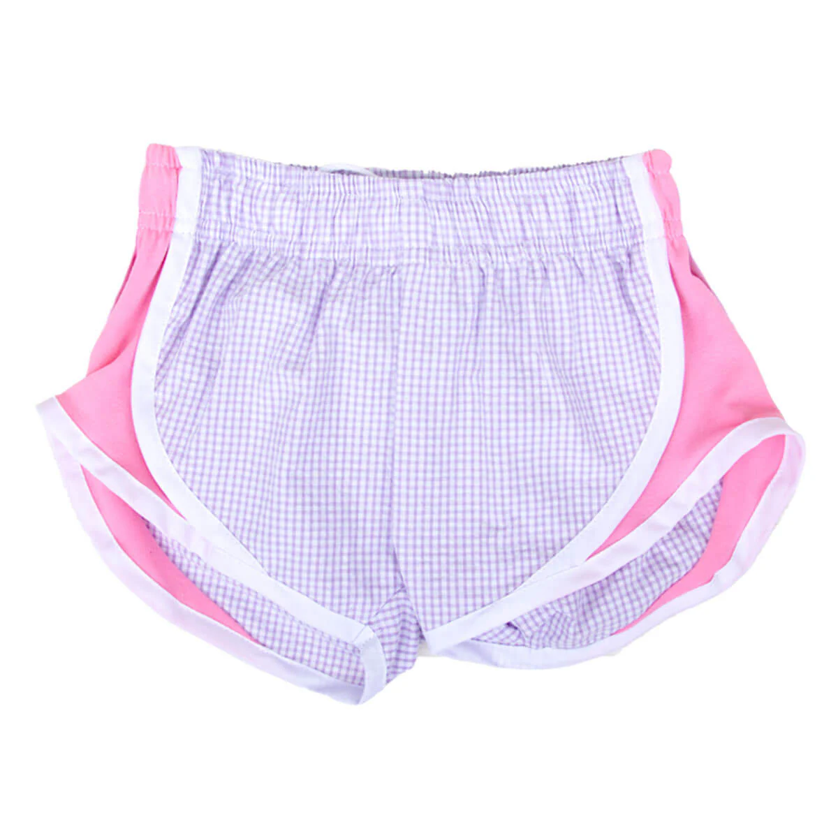 Girls Gingham Active Shorts - Image 3