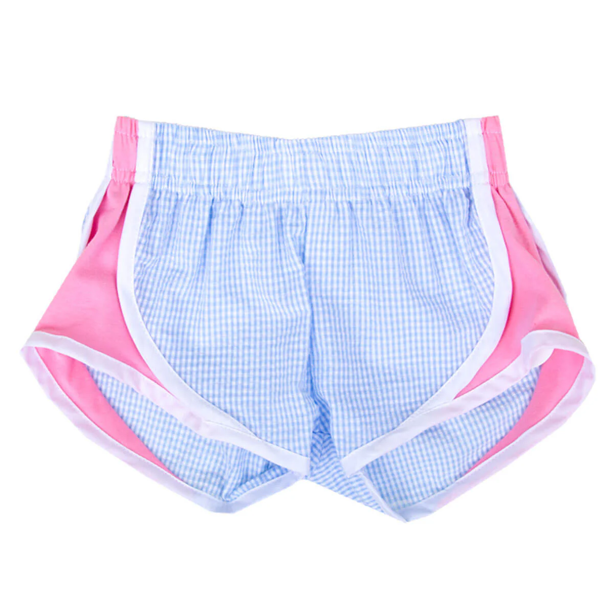 Girls Gingham Active Shorts - Image 4