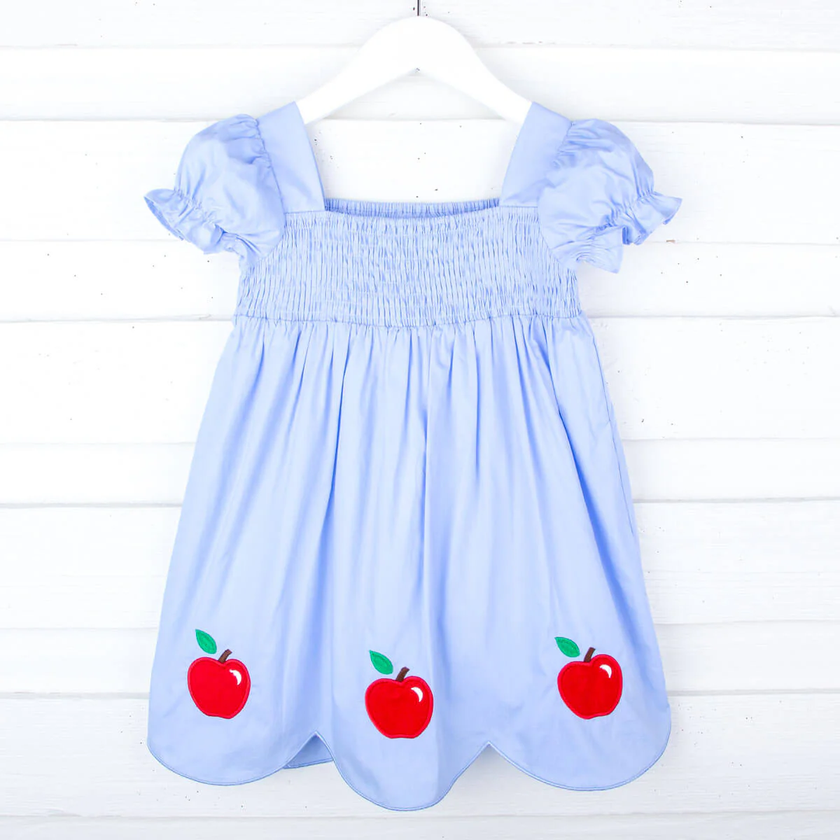Adorable Apple Light Blue Hannah Dress - Image 2