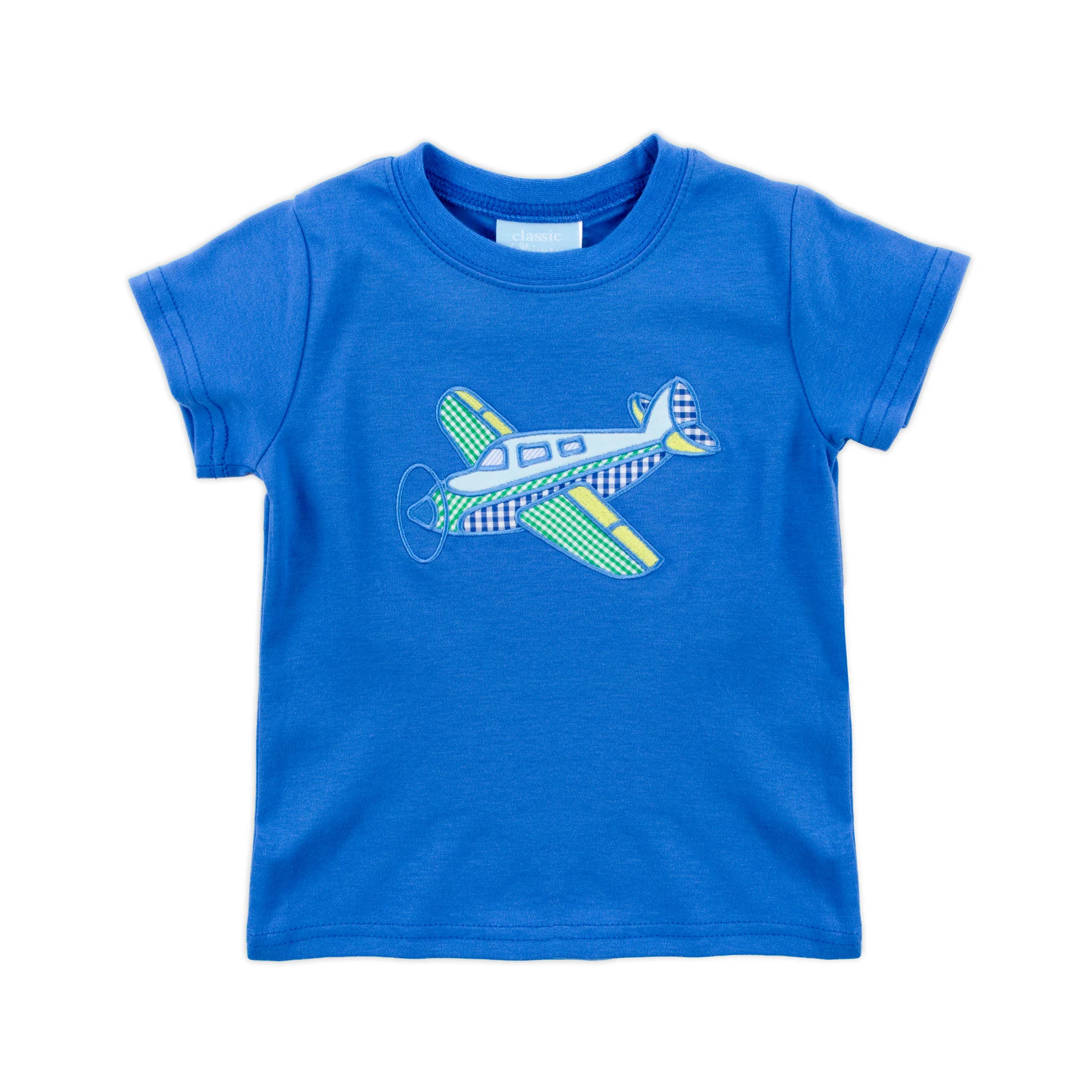 Airplane Royal Blue Short Sleeve Shirt - Image 2