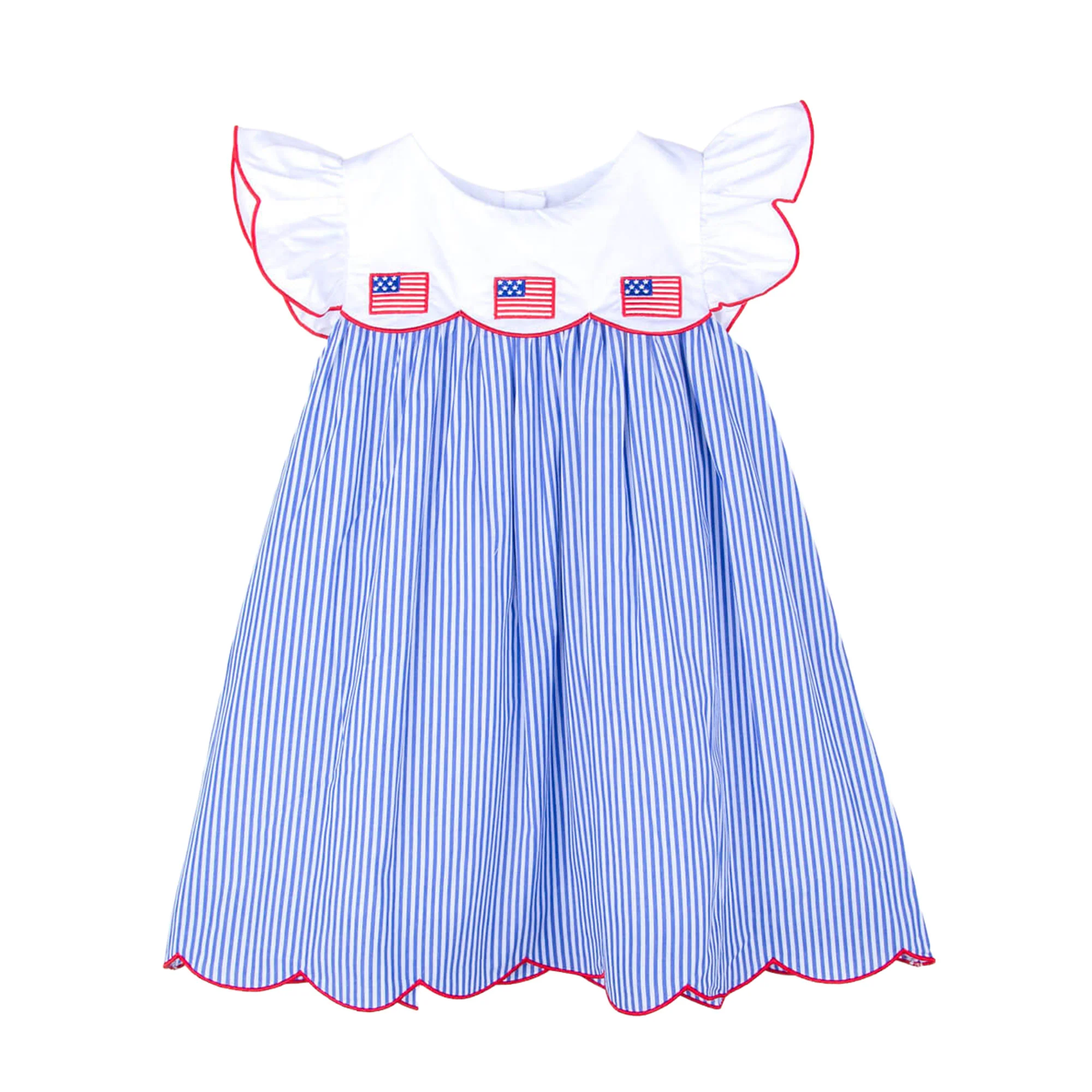American Flag Blue Stripe Amelia Dress - Image 2