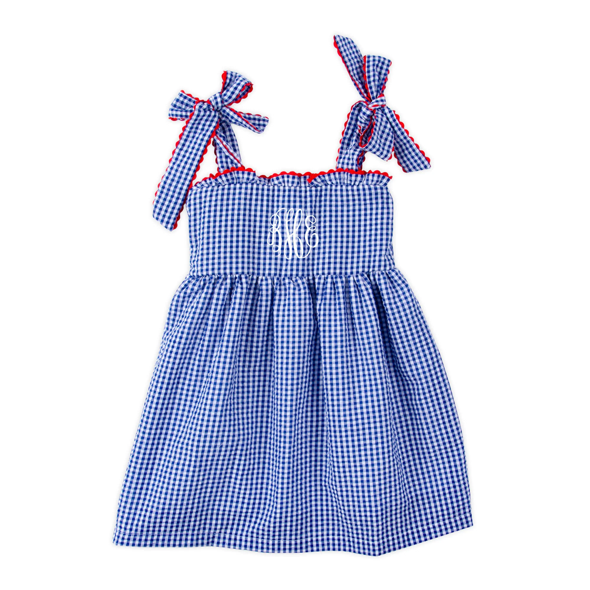 American Spirit Blue Gingham Aurora Dress - Image 2