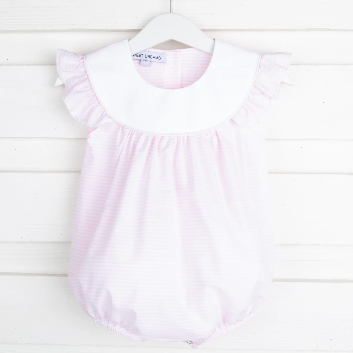 Annie Pink Stripe Bubble - Image 2