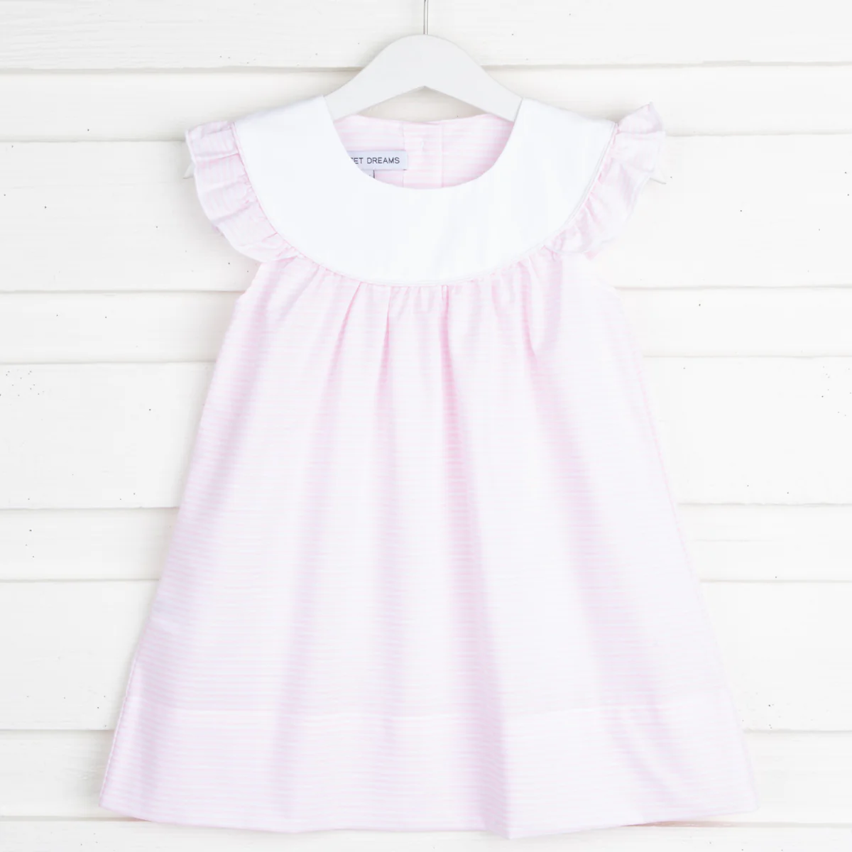 Annie Pink Stripe Dress - Image 2