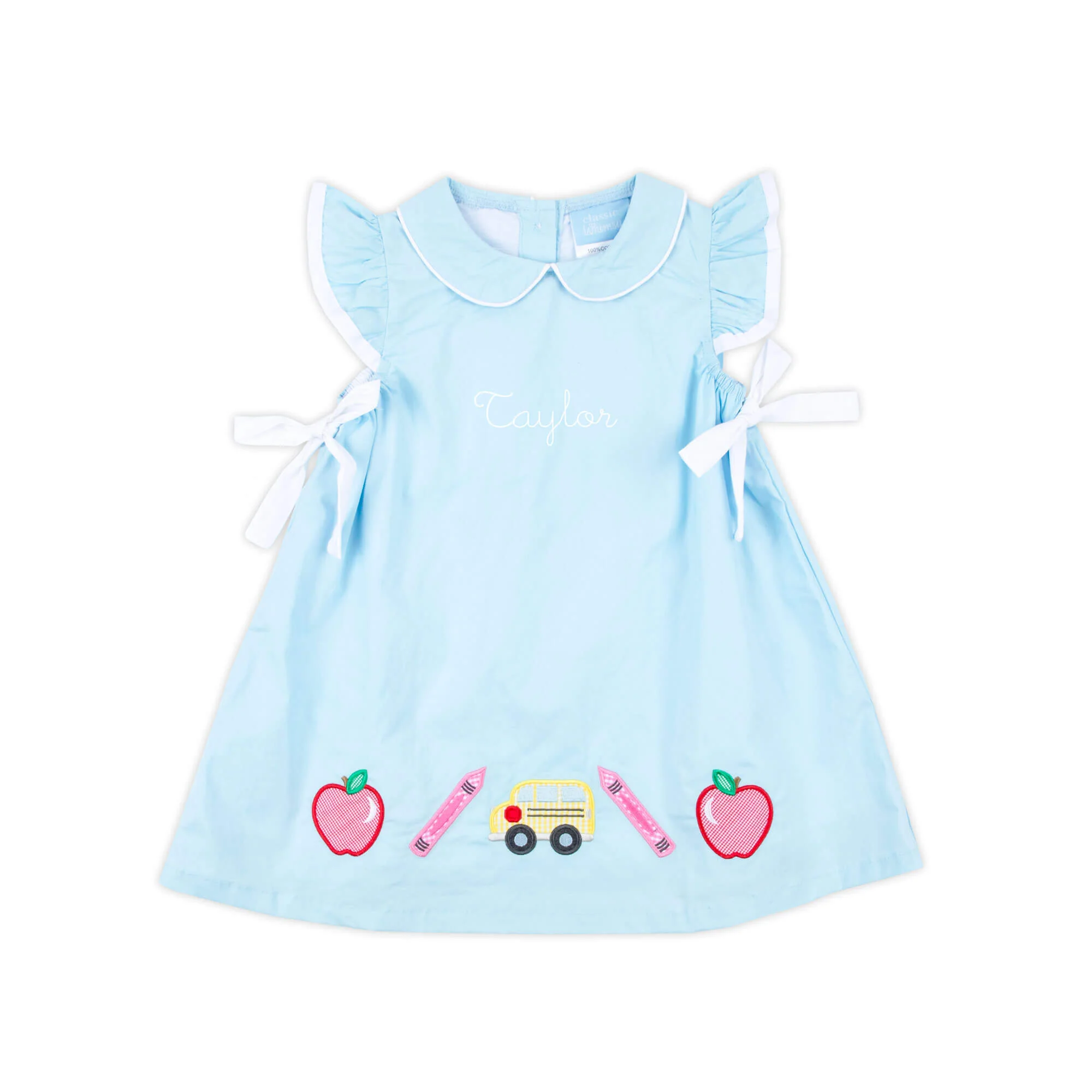 Apple & Bus Light Blue Grace Dress - Image 2