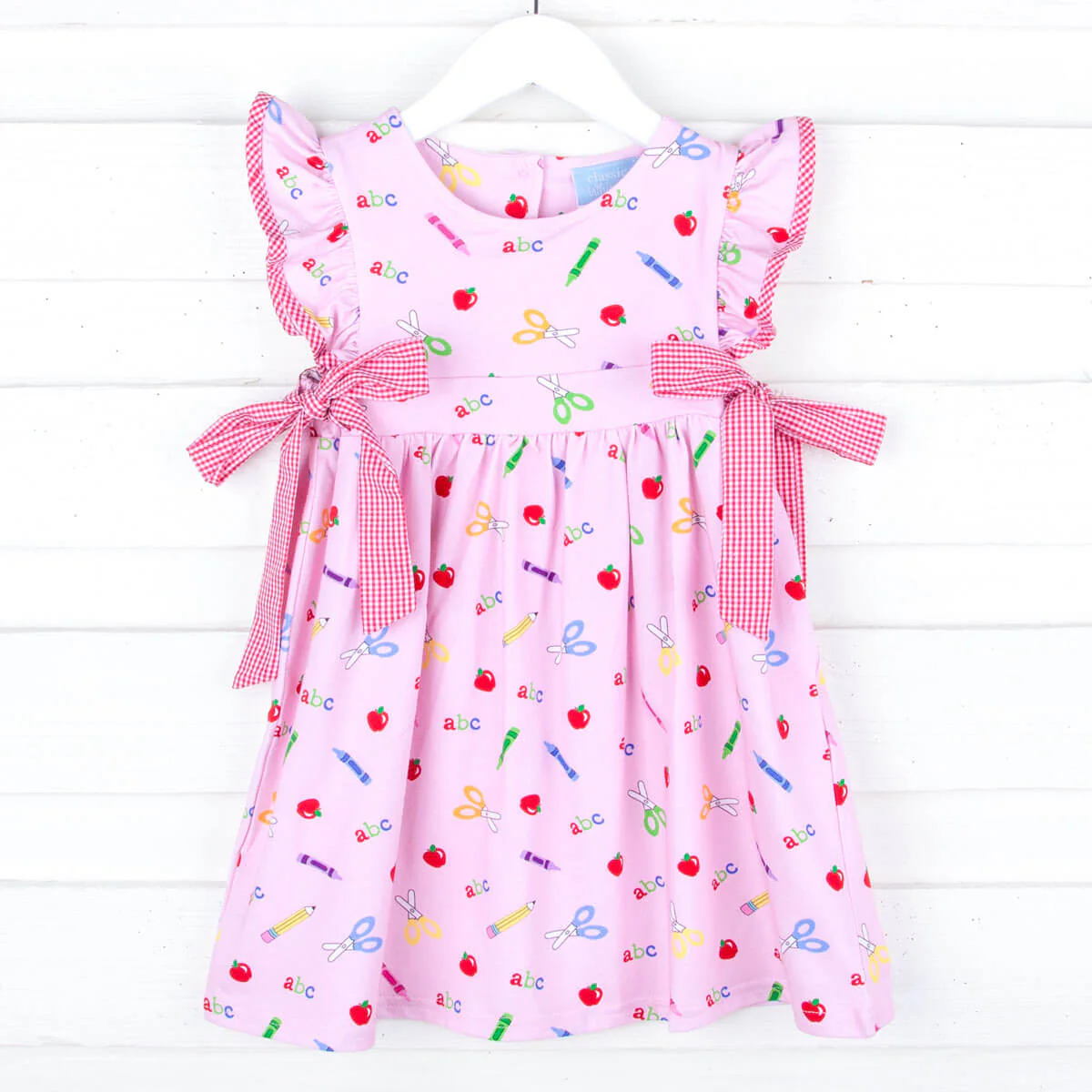 Pink Apple Print Avery Dress - Image 3
