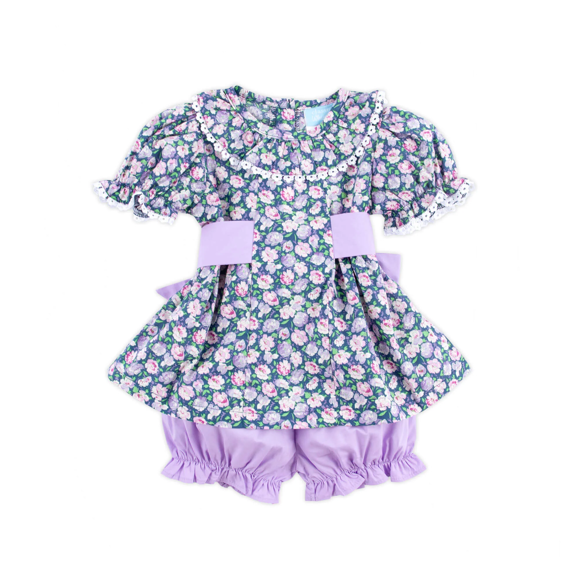 Adorable Peony Floral Paige Bloomer Set - Image 5