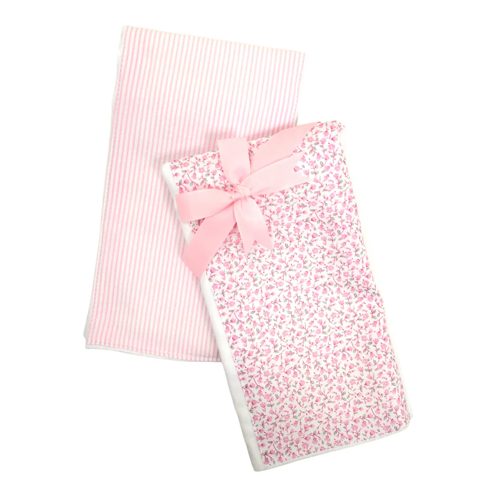 Ballet Pink Fabric Burp Cloths (Set of 2) - Image 3