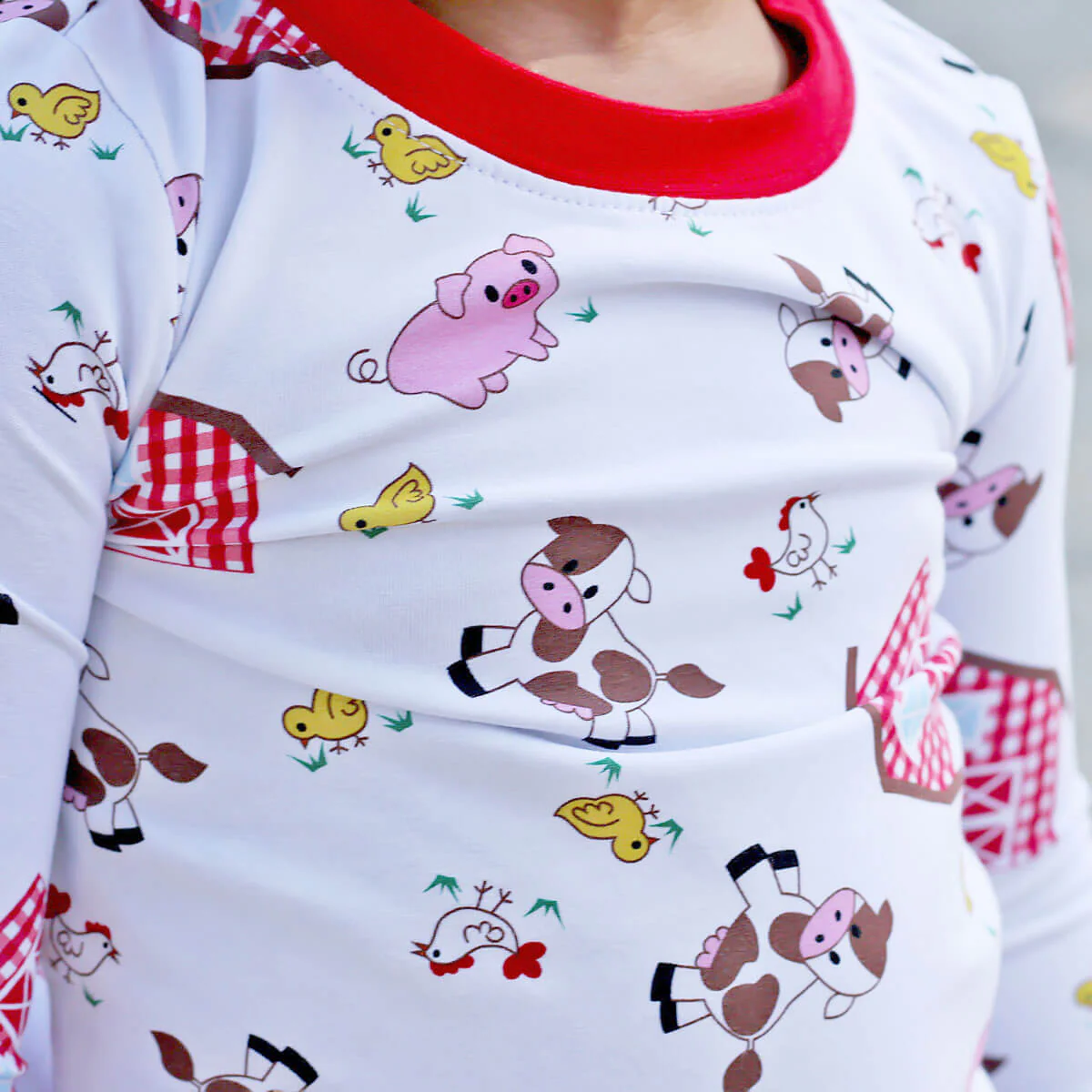 Barn Print Knit Pajamas - Image 2