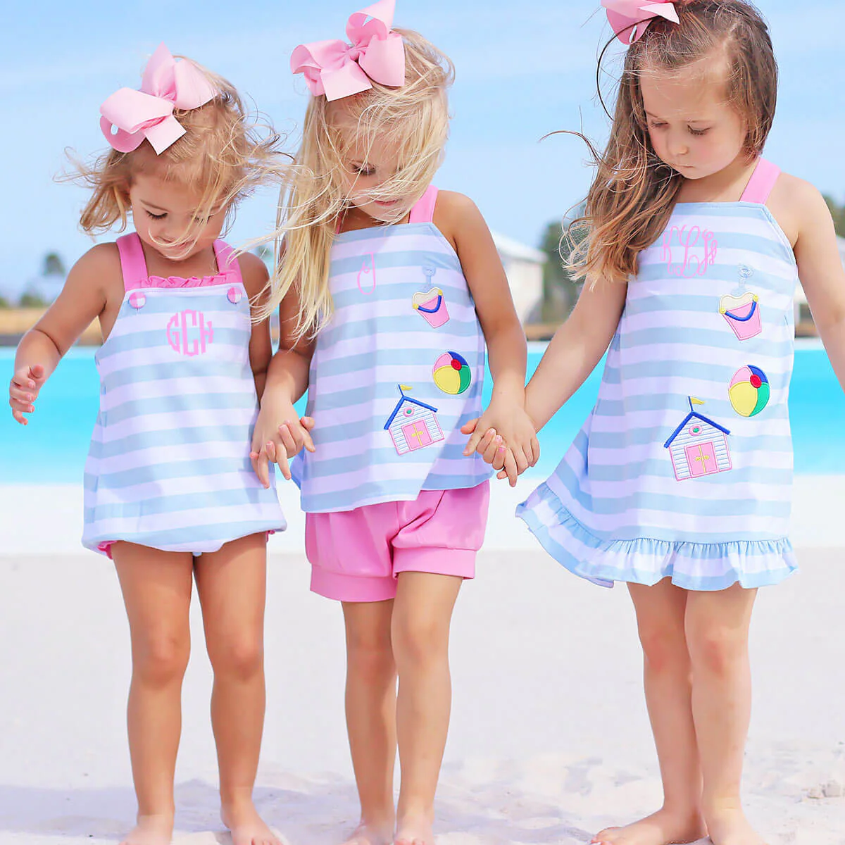 Beach Applique Cross Back Dress - Image 4