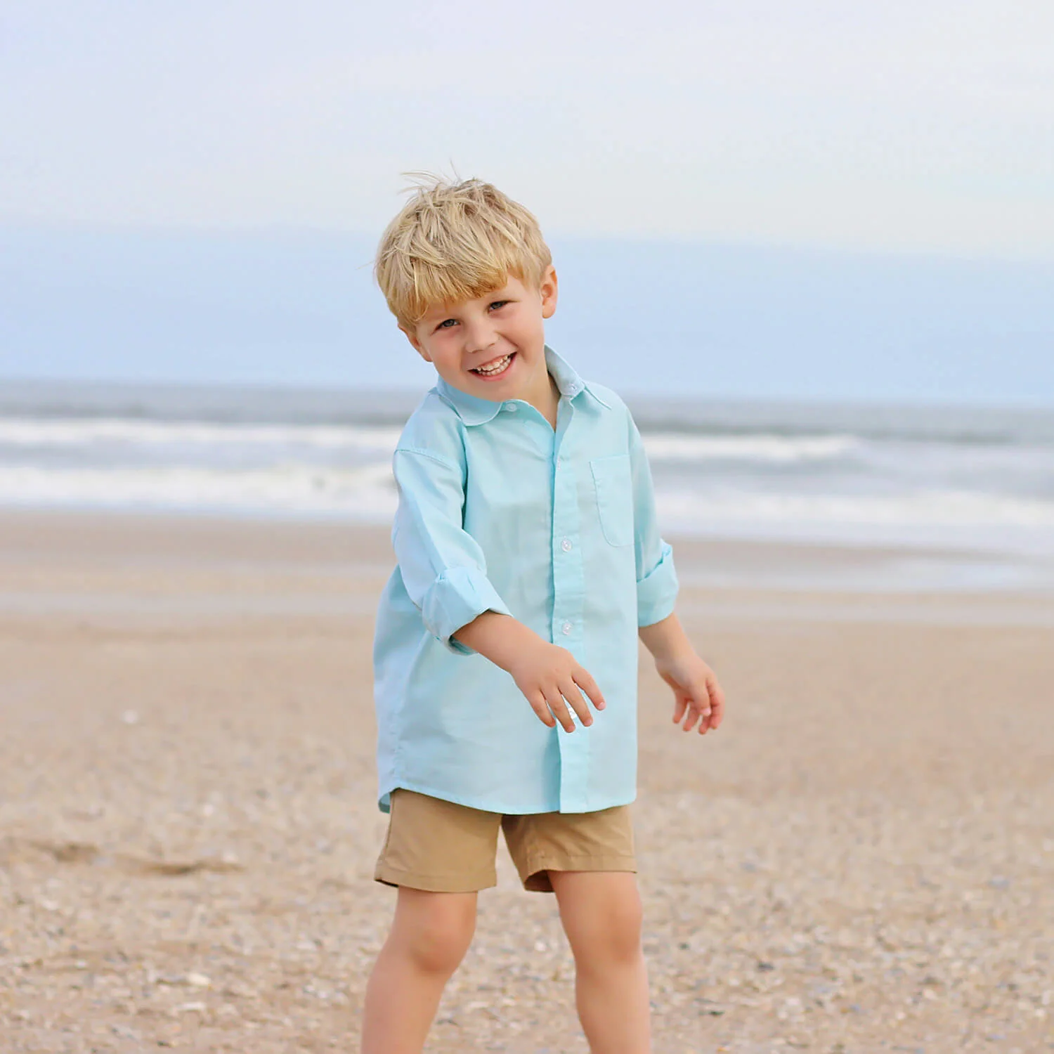 Mint Button Down Shirt - Image 2
