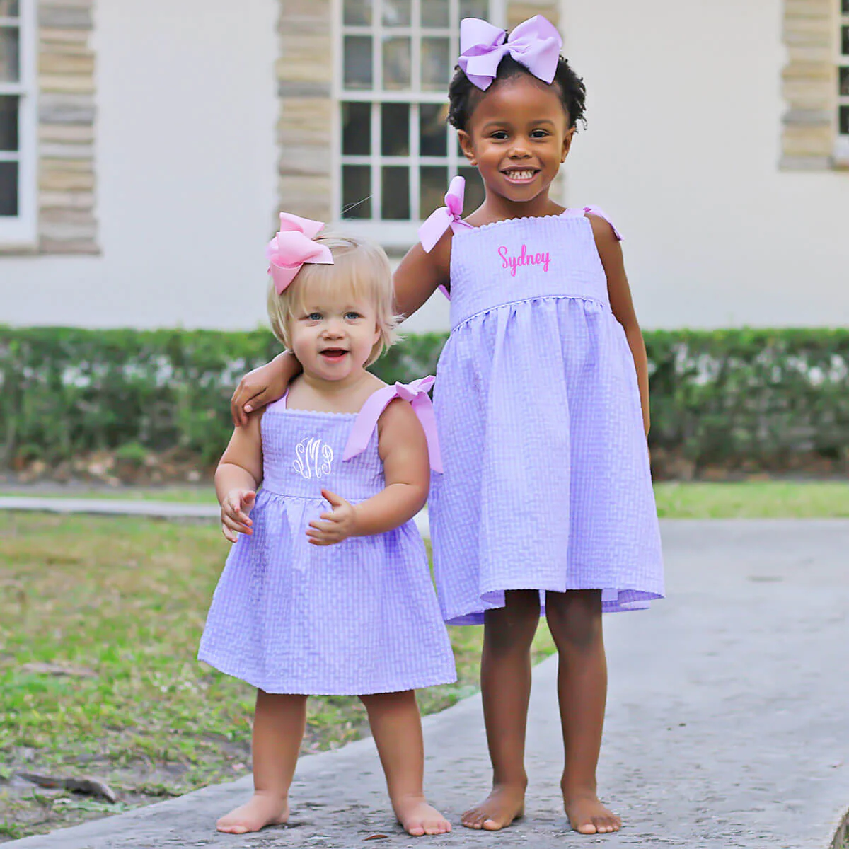 Purple Gingham Aubree Dress - Image 5