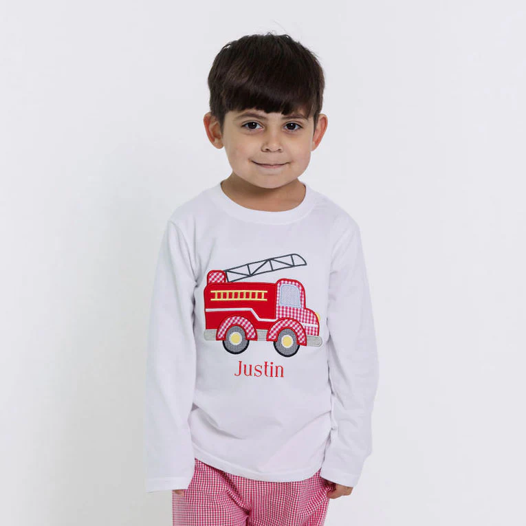 Firefighter to the Rescue White Long Sleeve Shirt - Image 2