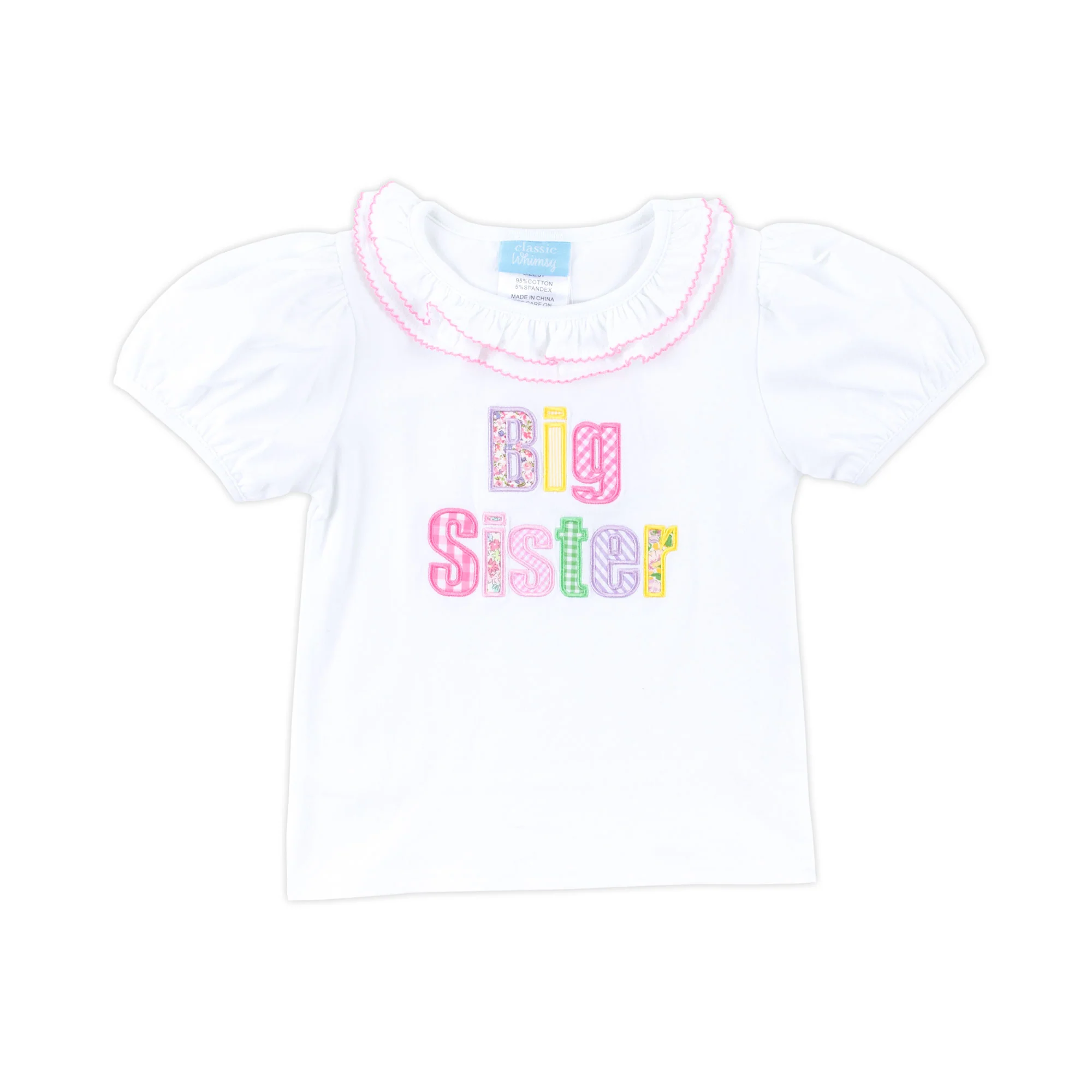 Big Sister Multi Color Ruffle Top - Image 2