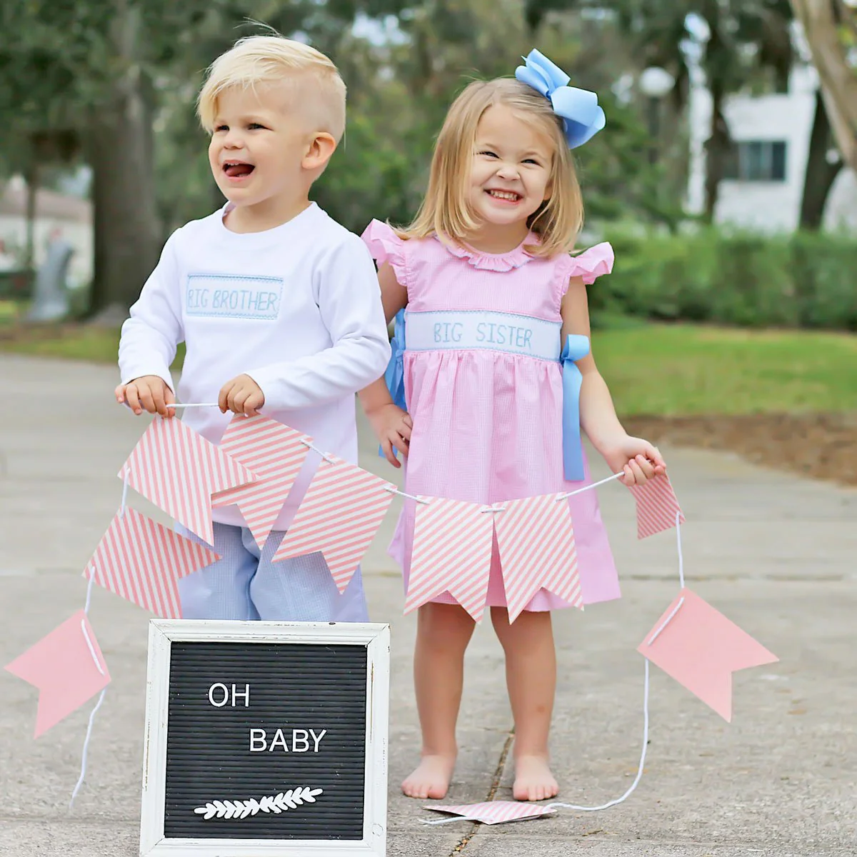 Big Sister Blue Ribbon Beverly Dress - Image 5