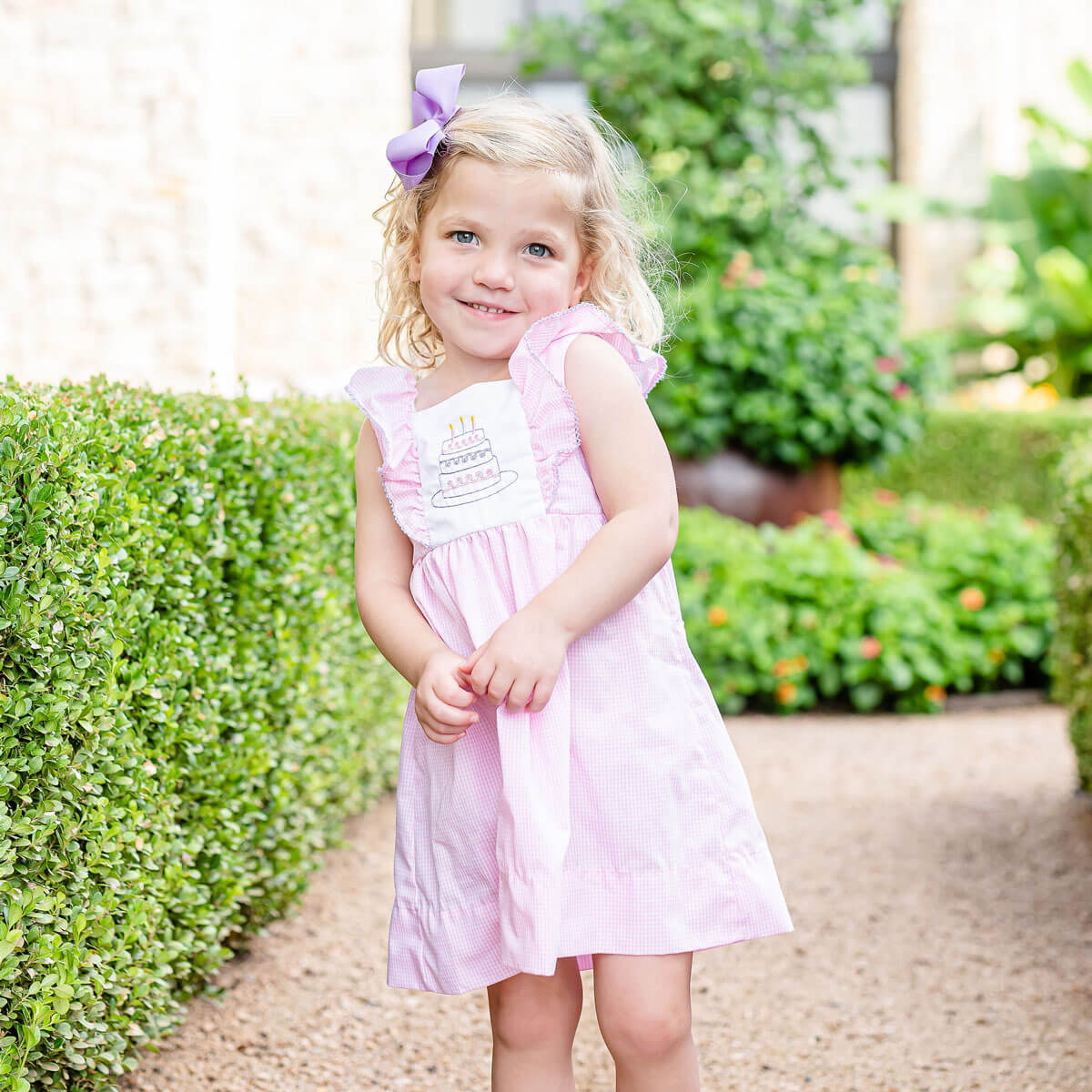 Birthday Cake Embroidered Waterfall Dress - Image 4