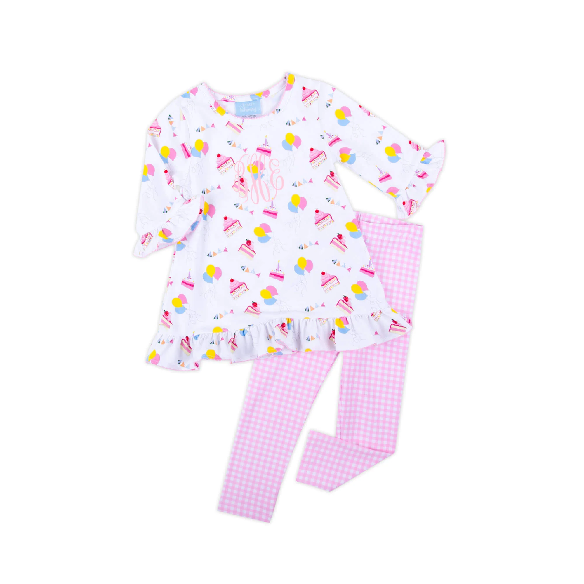 Birthday Cake Long Sleeve Milly Legging Set - Image 4