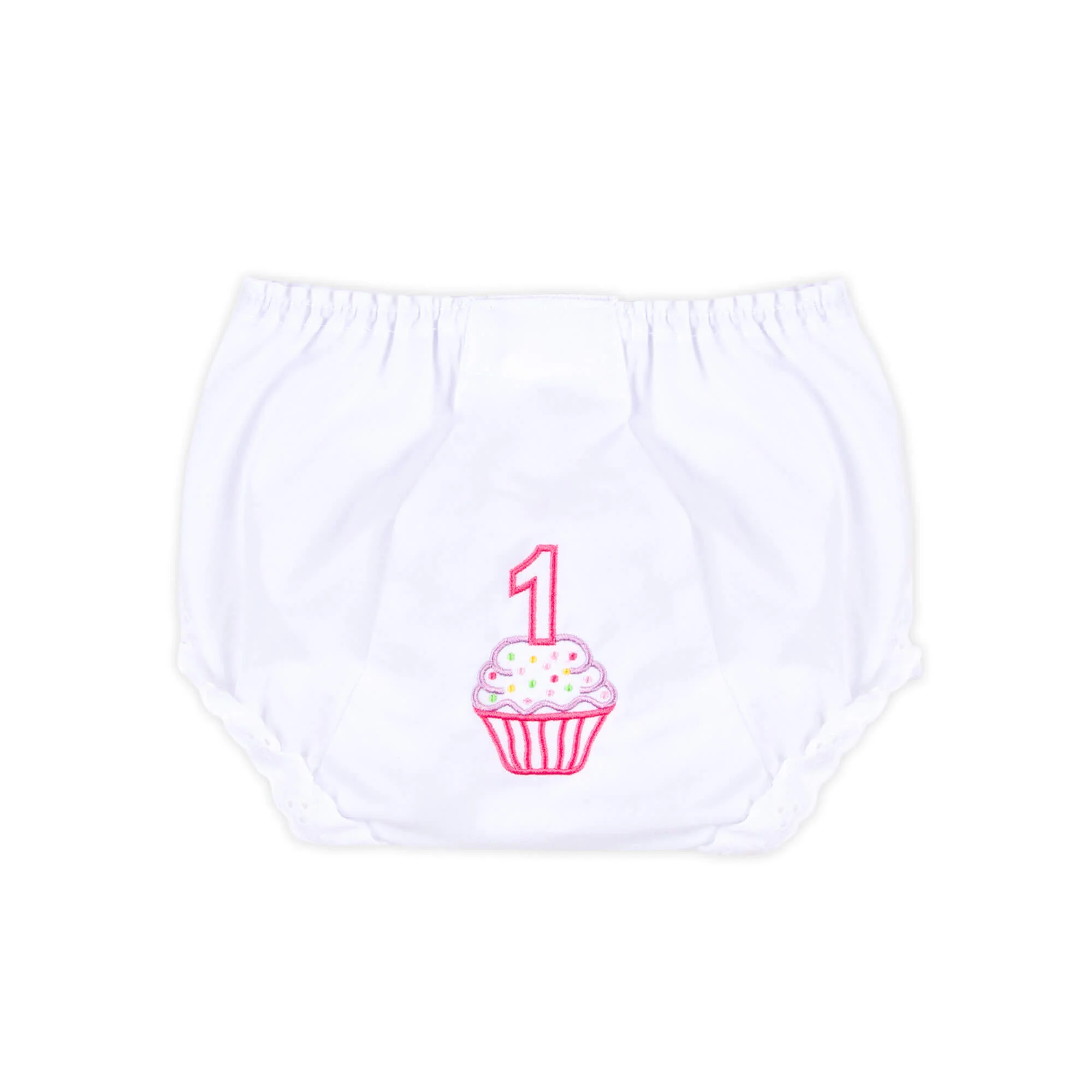 Birthday Cupcake White Bloomer - Image 3
