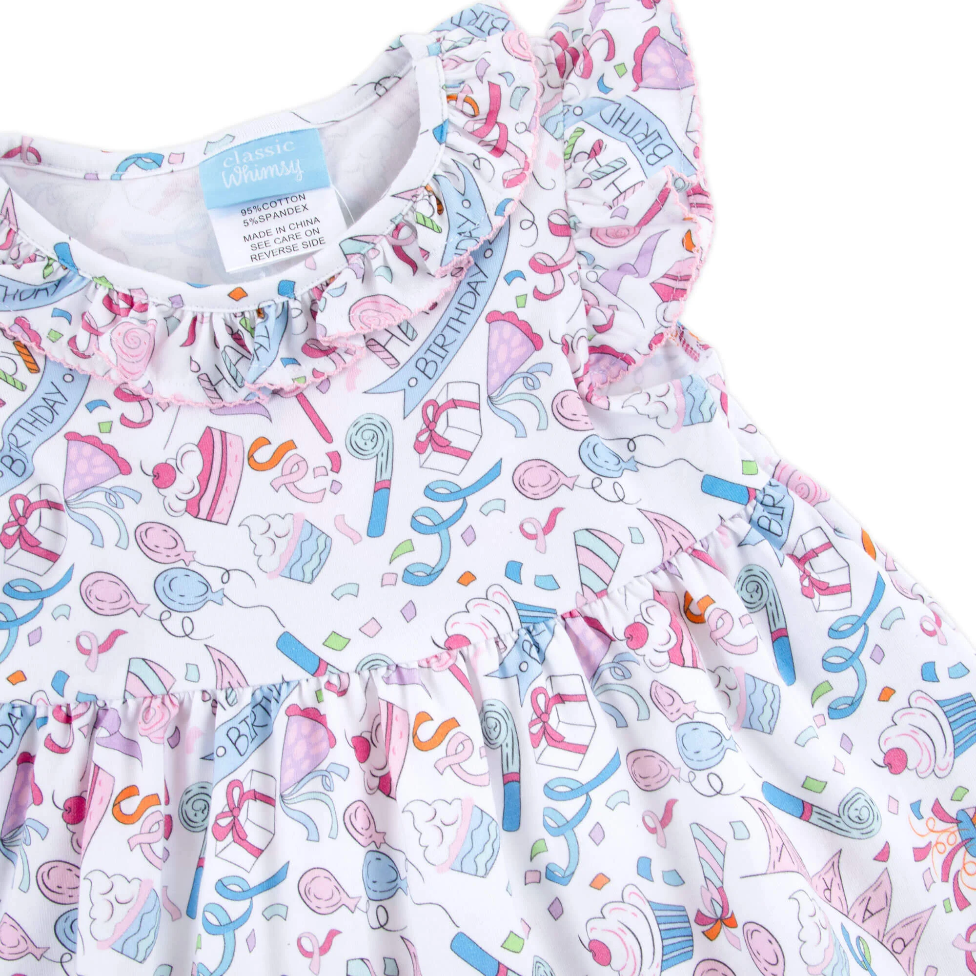 Birthday Girl Ruffle Collared Bloomer Set - Image 3