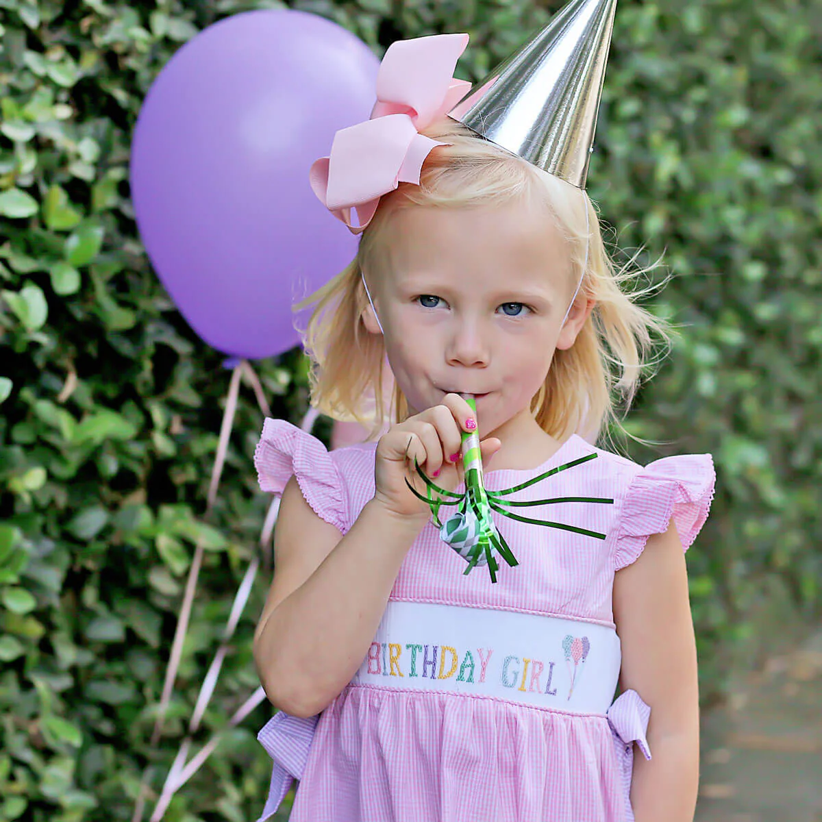 Birthday Girl Smocked Pink Beverly Dress - Image 6