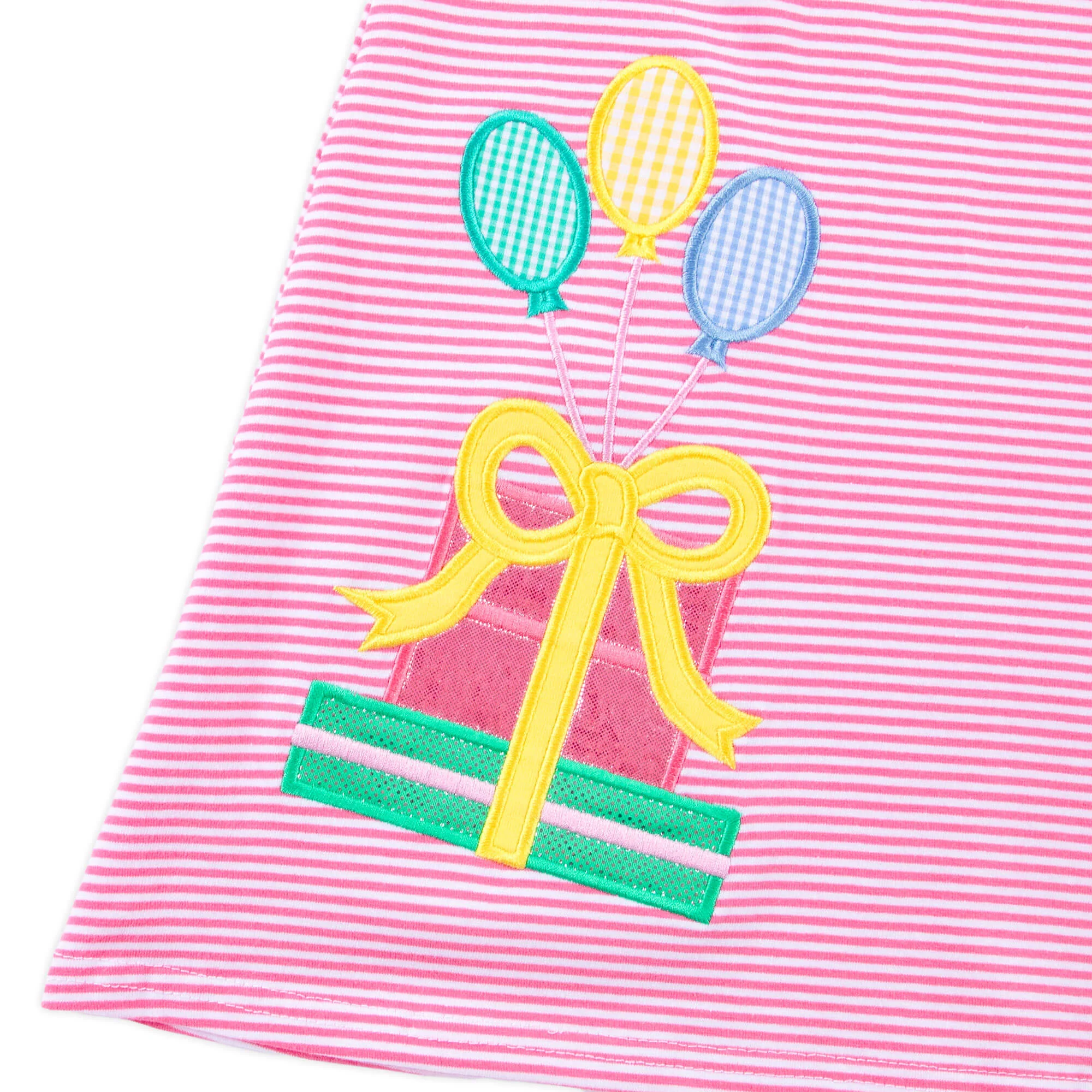 Birthday Present Pink Stripe Milly Dress - Image 2