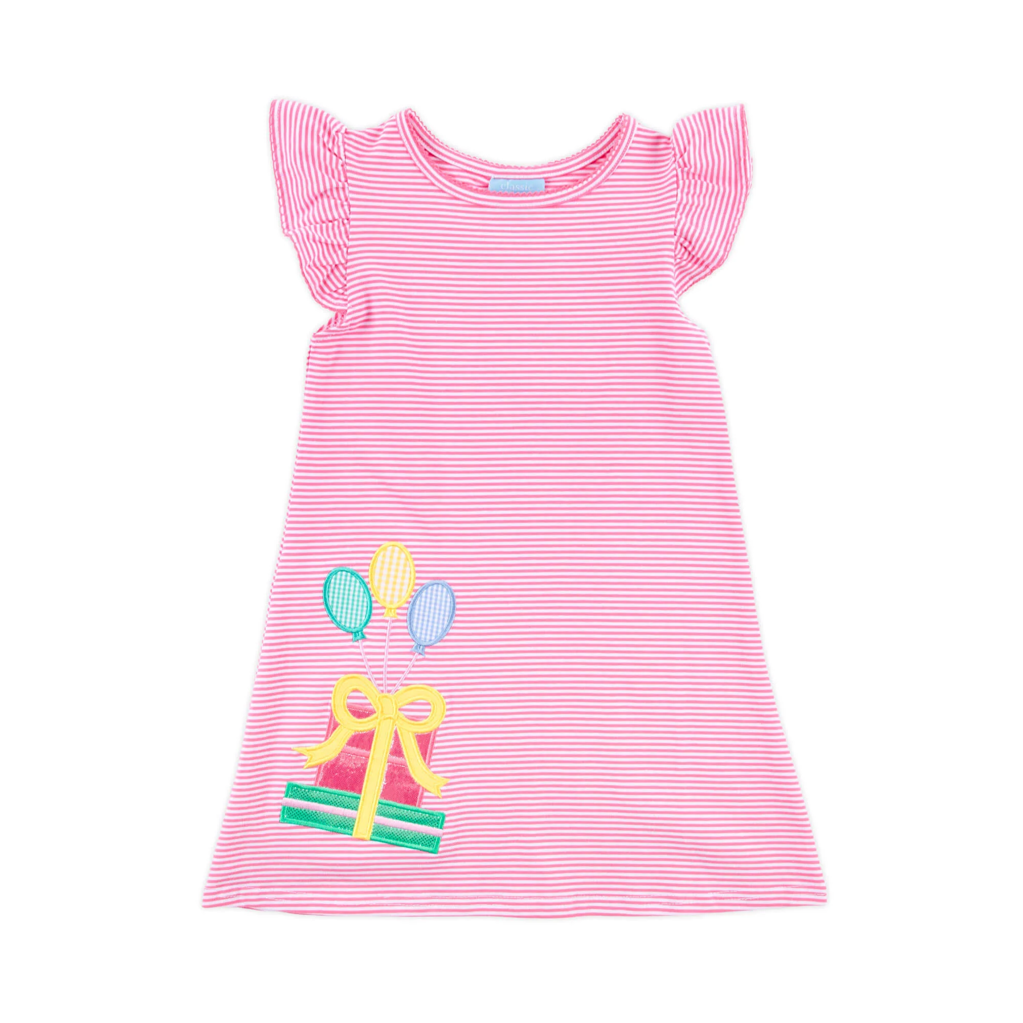 Birthday Present Pink Stripe Milly Dress - Image 6