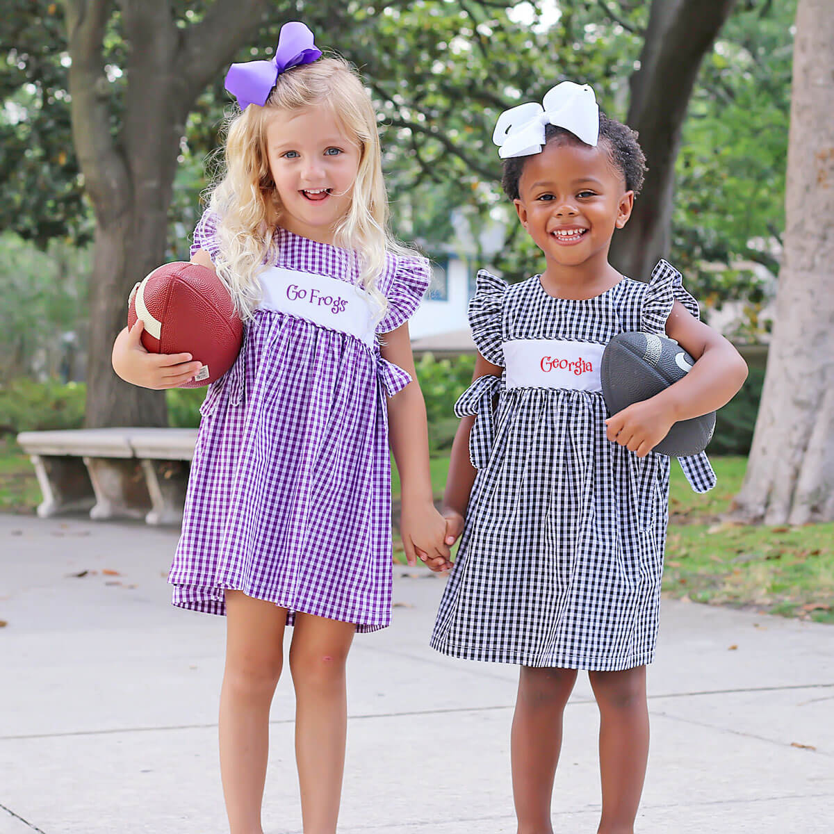 Black Gingham Avery Dress - Image 4