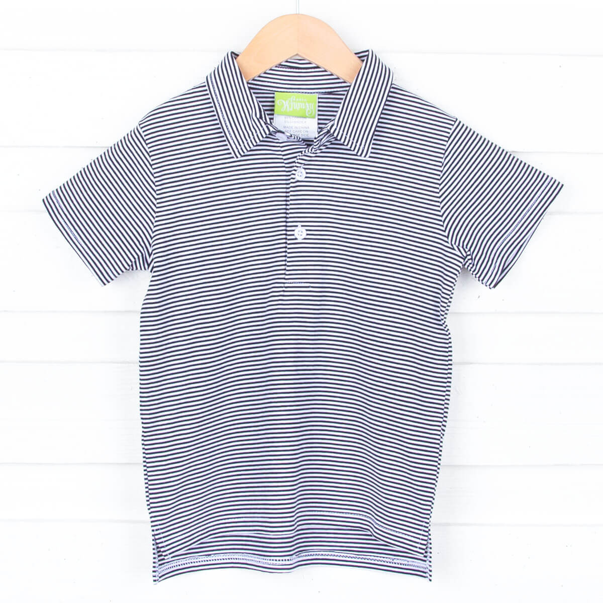 Black Stripe Polo - Image 2