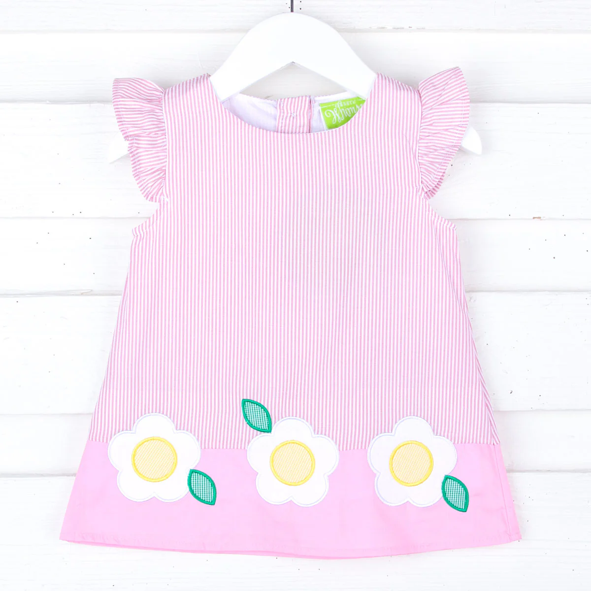 Daisy Pink Stripe Emery Dress