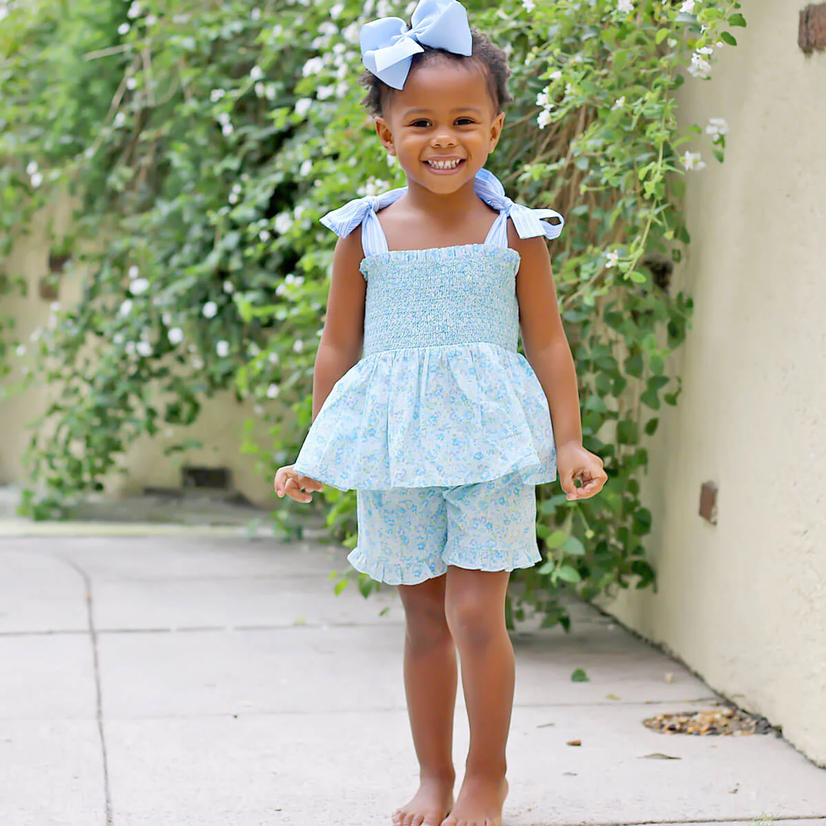 Buttercup Blooms Tie Strap Short Set - Image 5