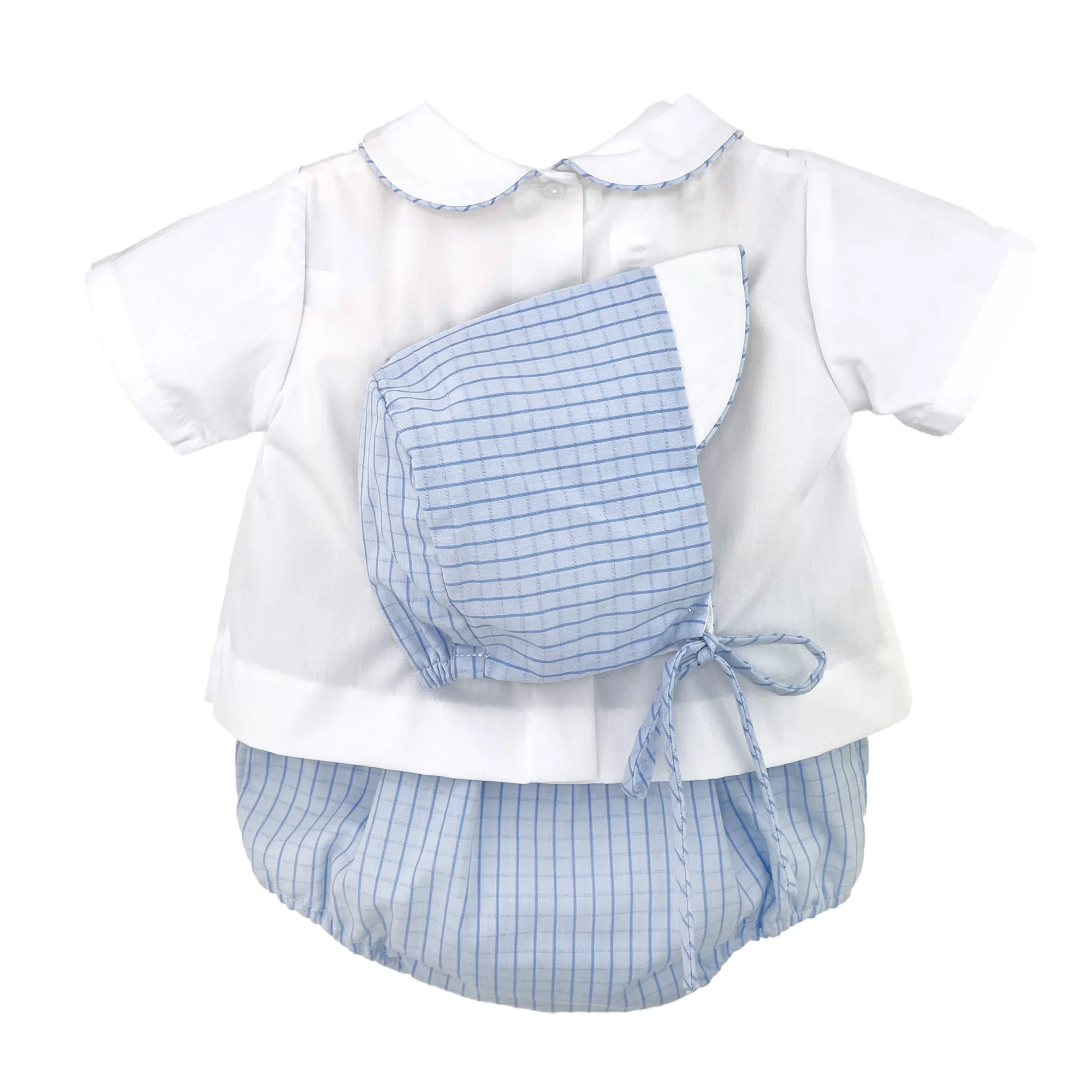 Blue Bunny Single Smocked Bloomer Set - Image 2
