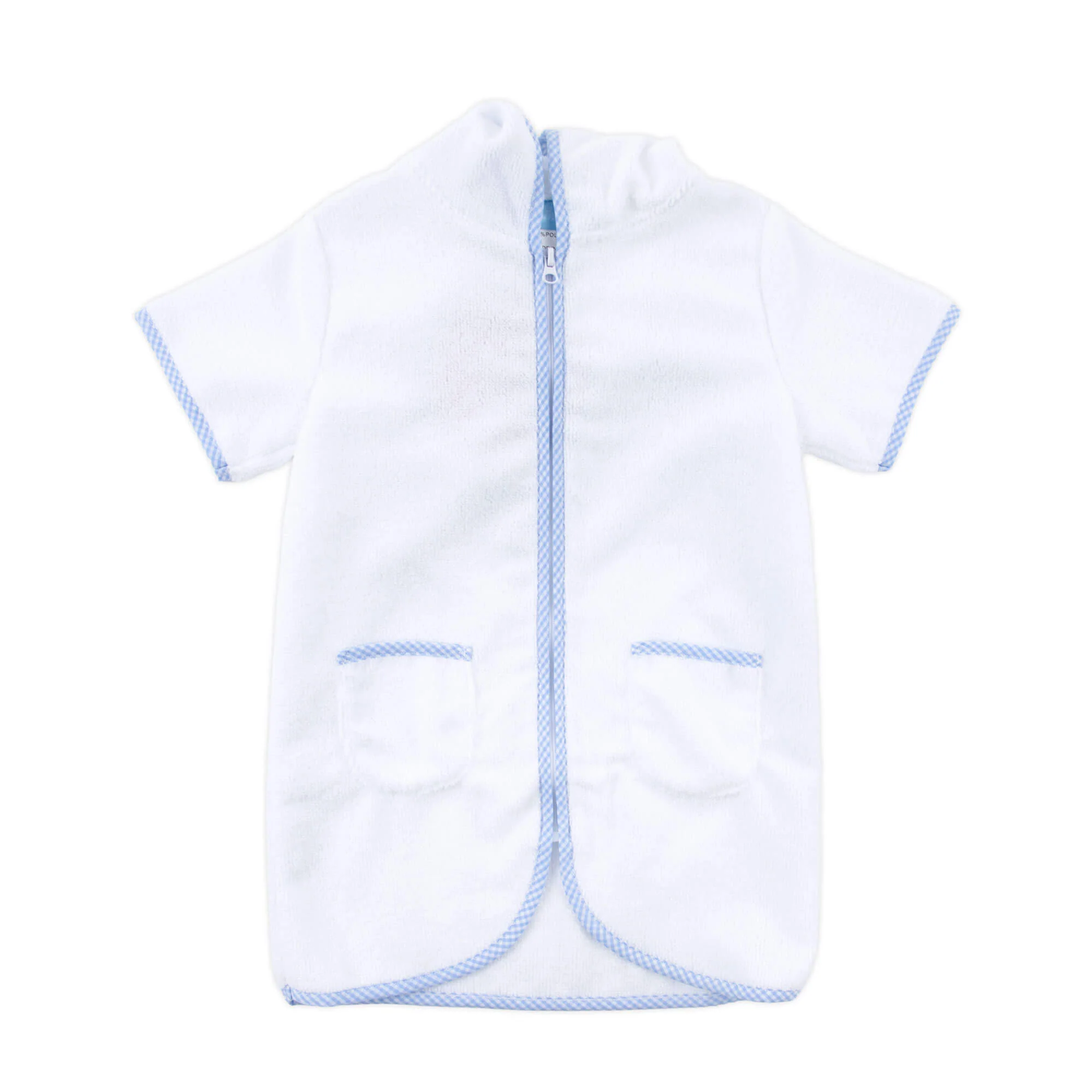 Blue Check Swim Cover Up - Image 6