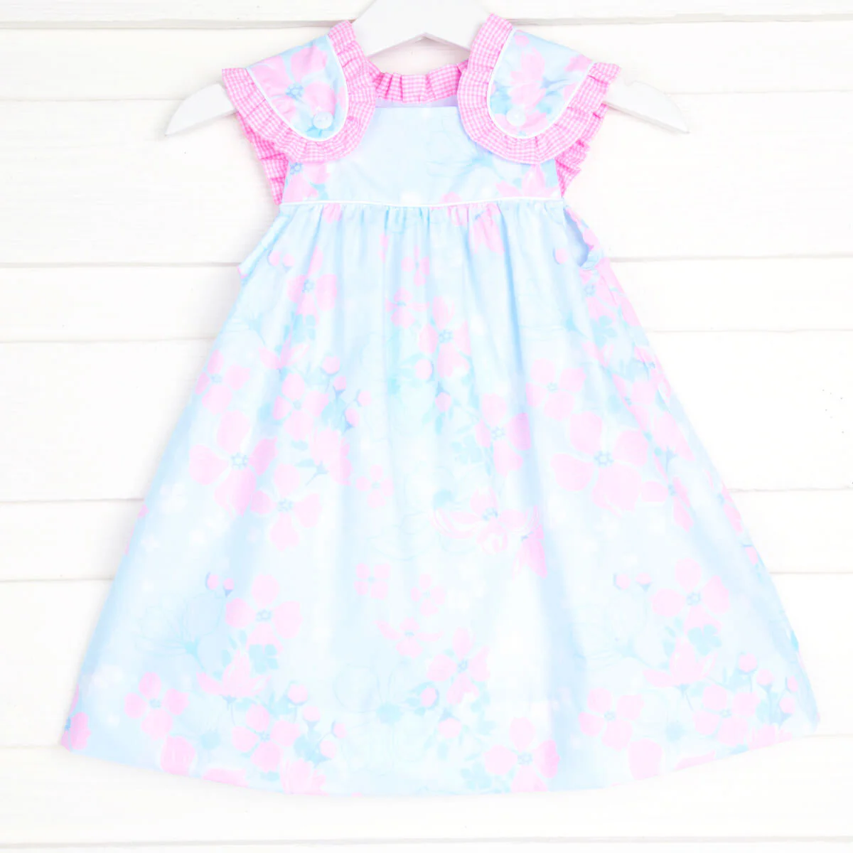 Blue Floral Lulu Dress - Image 2