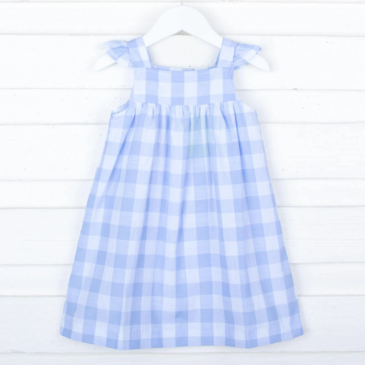 Blue Check Amy Dress - Image 3