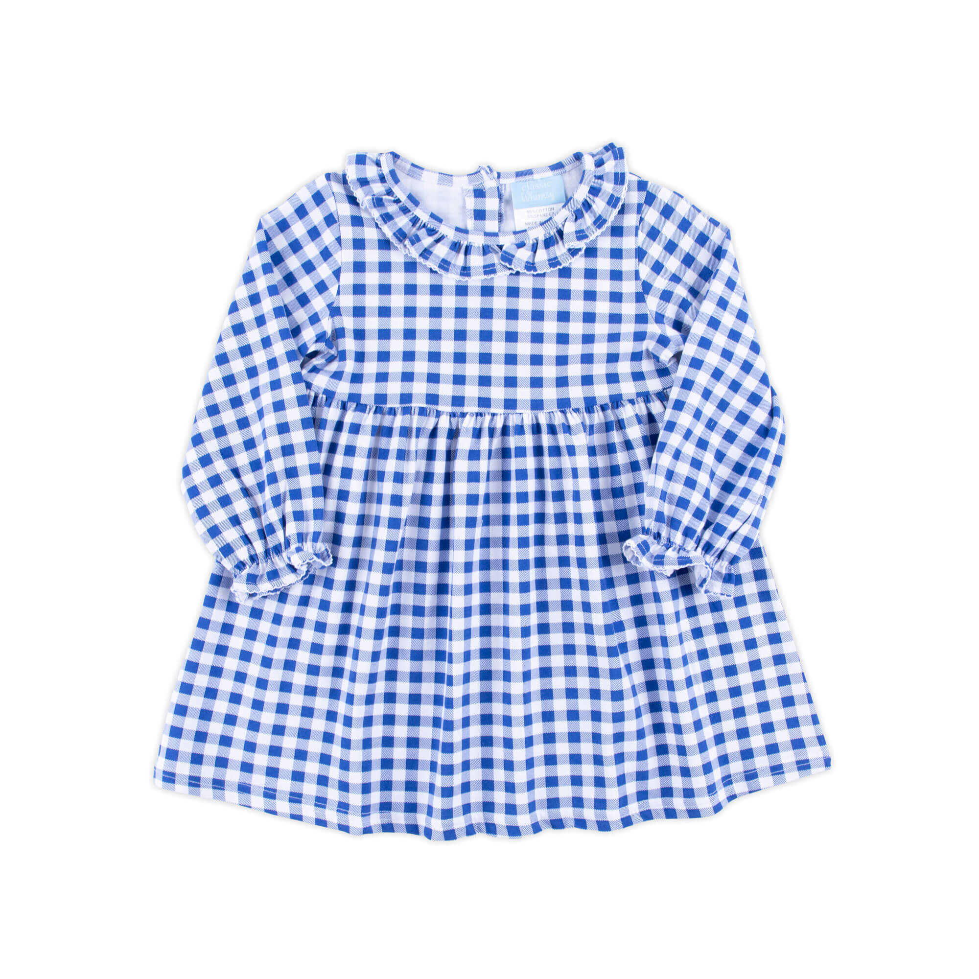Blue Check Eden Dress - Image 4