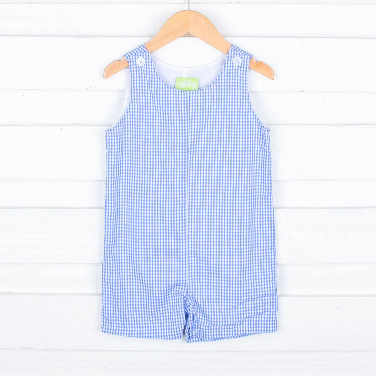 Blue Gingham Jon Jon - Image 4