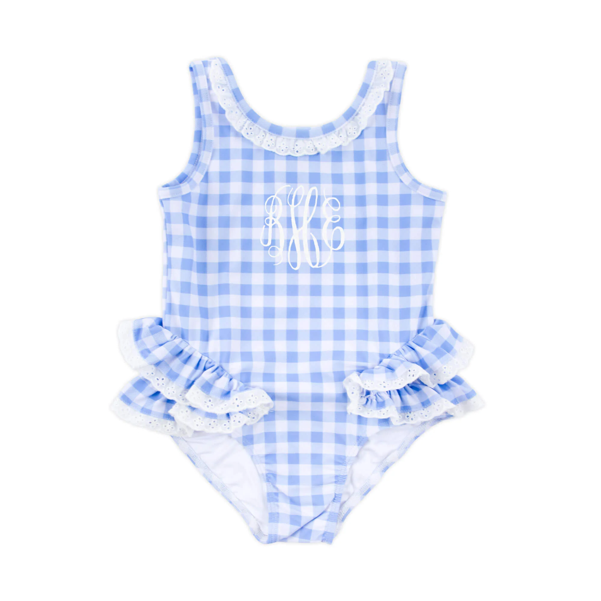 Capri Blue One Piece Swimsuit - Image 2