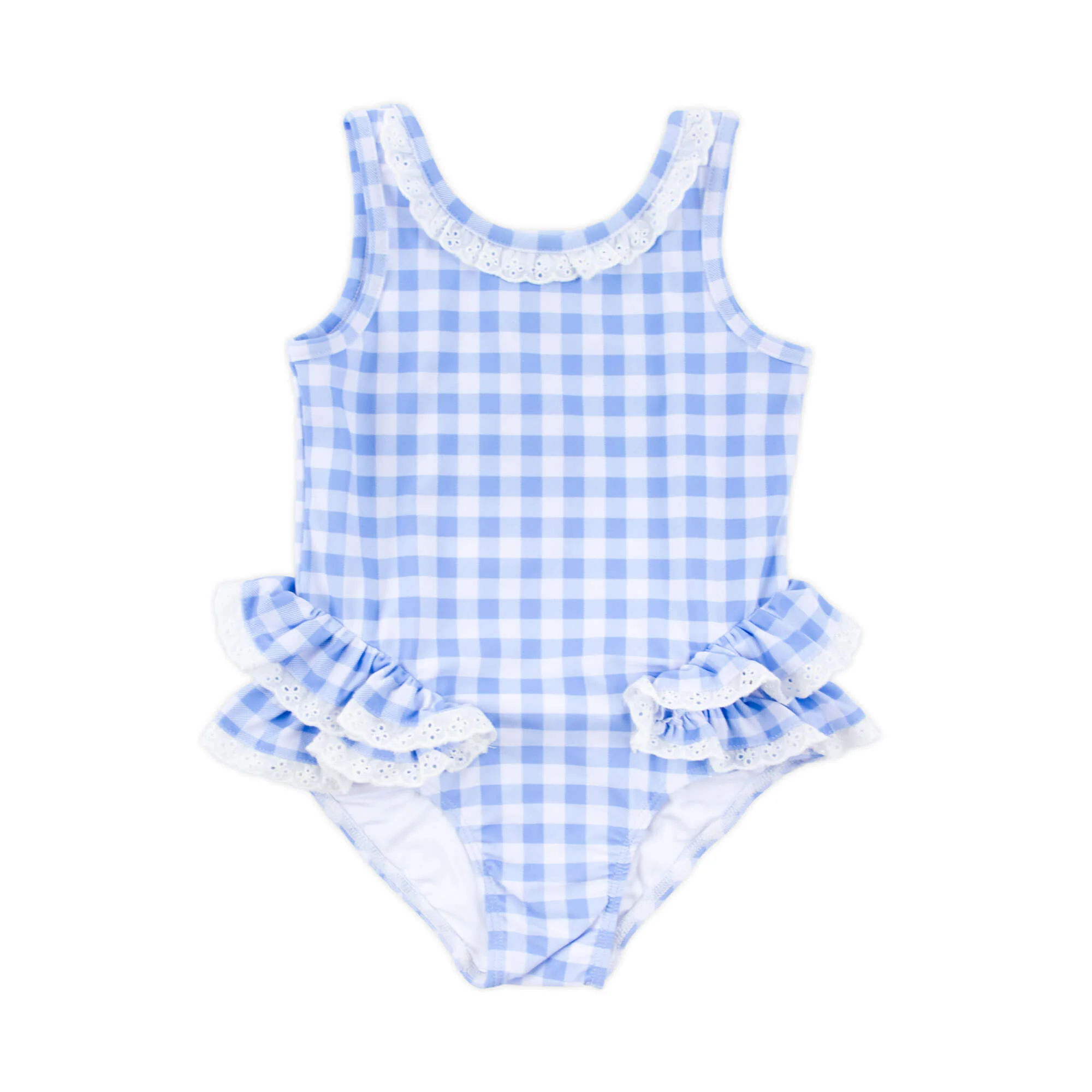 Capri Blue One Piece Swimsuit - Image 6