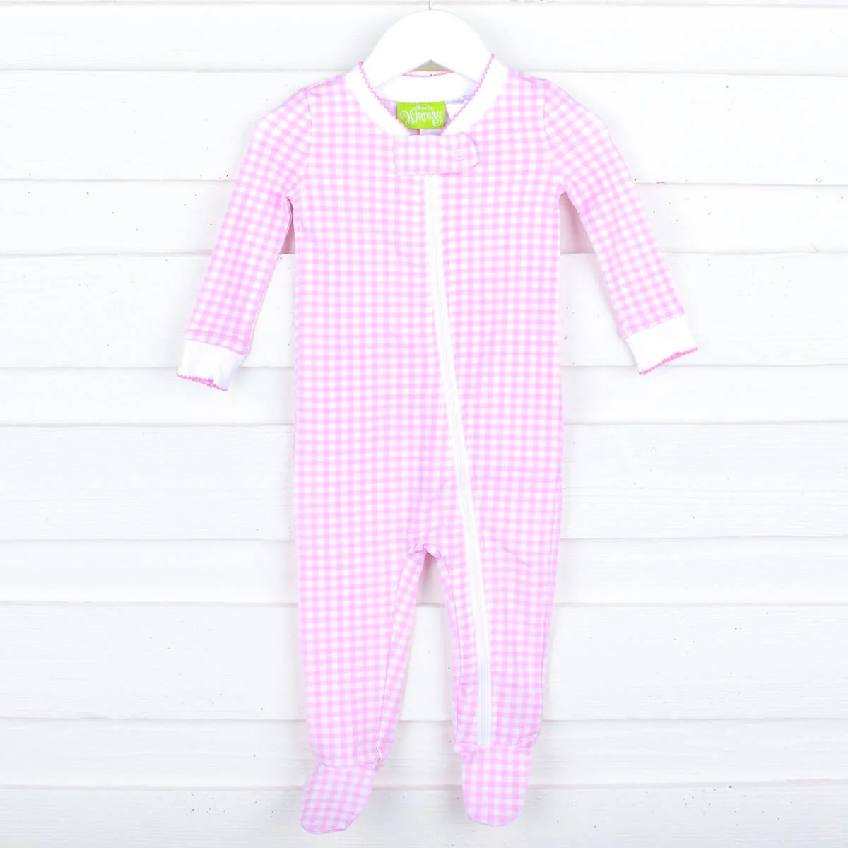 Gingham Zip Sleeper - Image 10