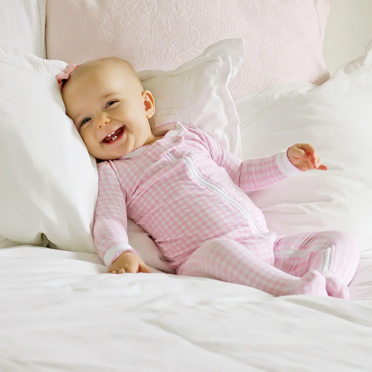 Gingham Zip Sleeper - Image 14