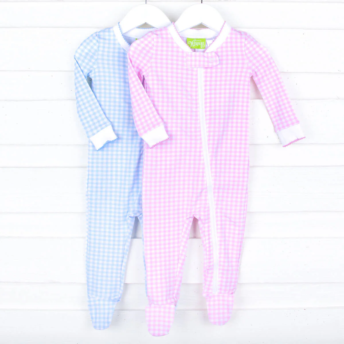 Gingham Zip Sleeper - Image 3