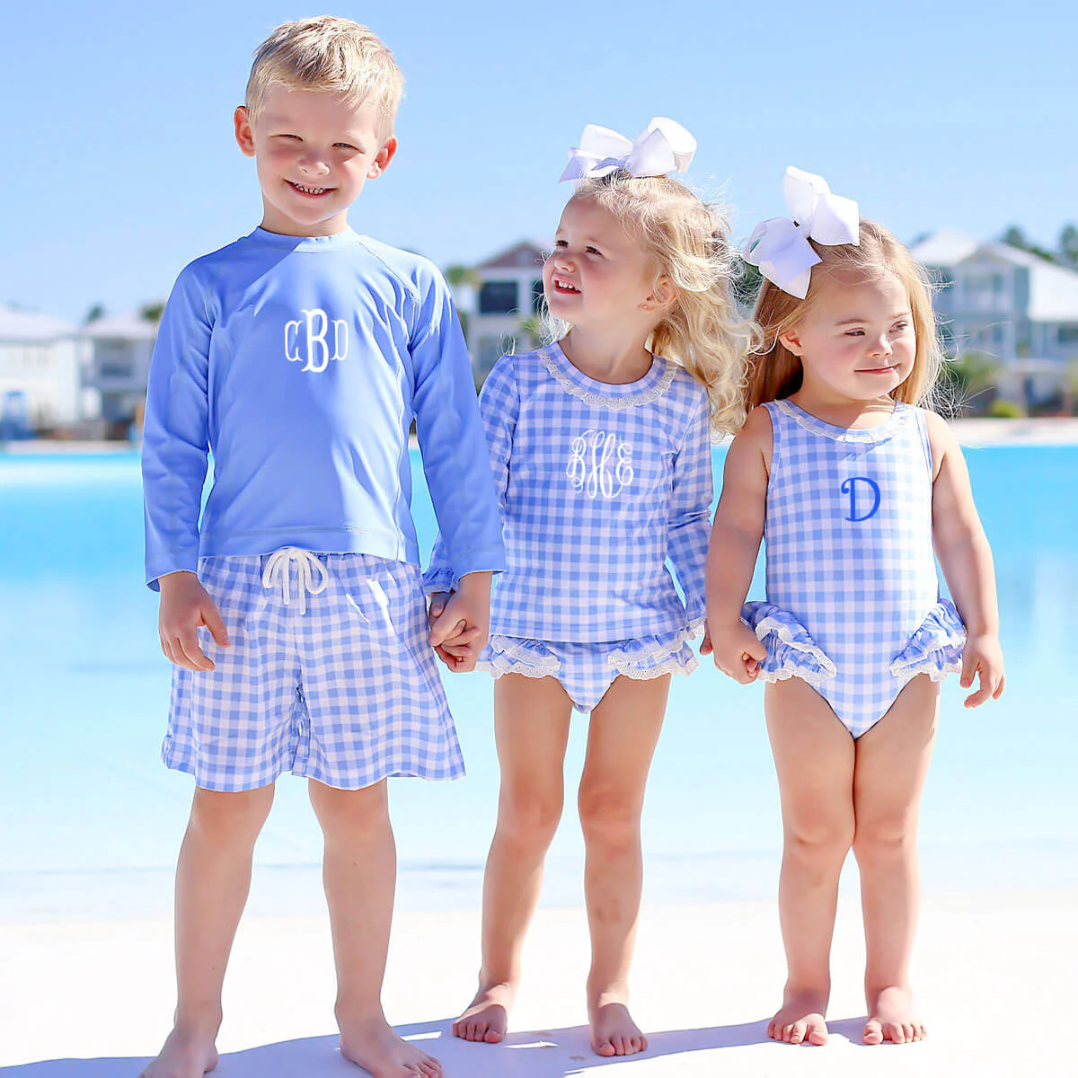 Capri Blue Rash Guard Set - Image 5