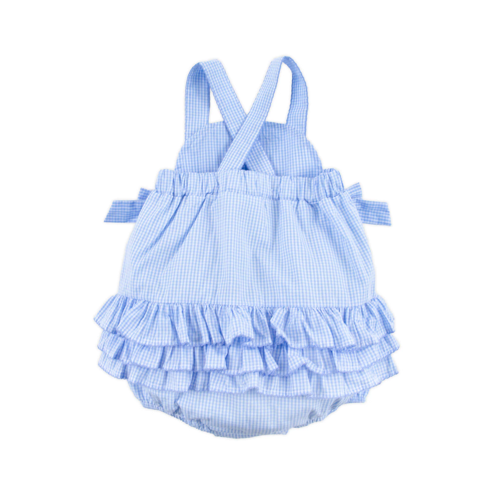 Blue Gingham Skyler Bubble - Image 3