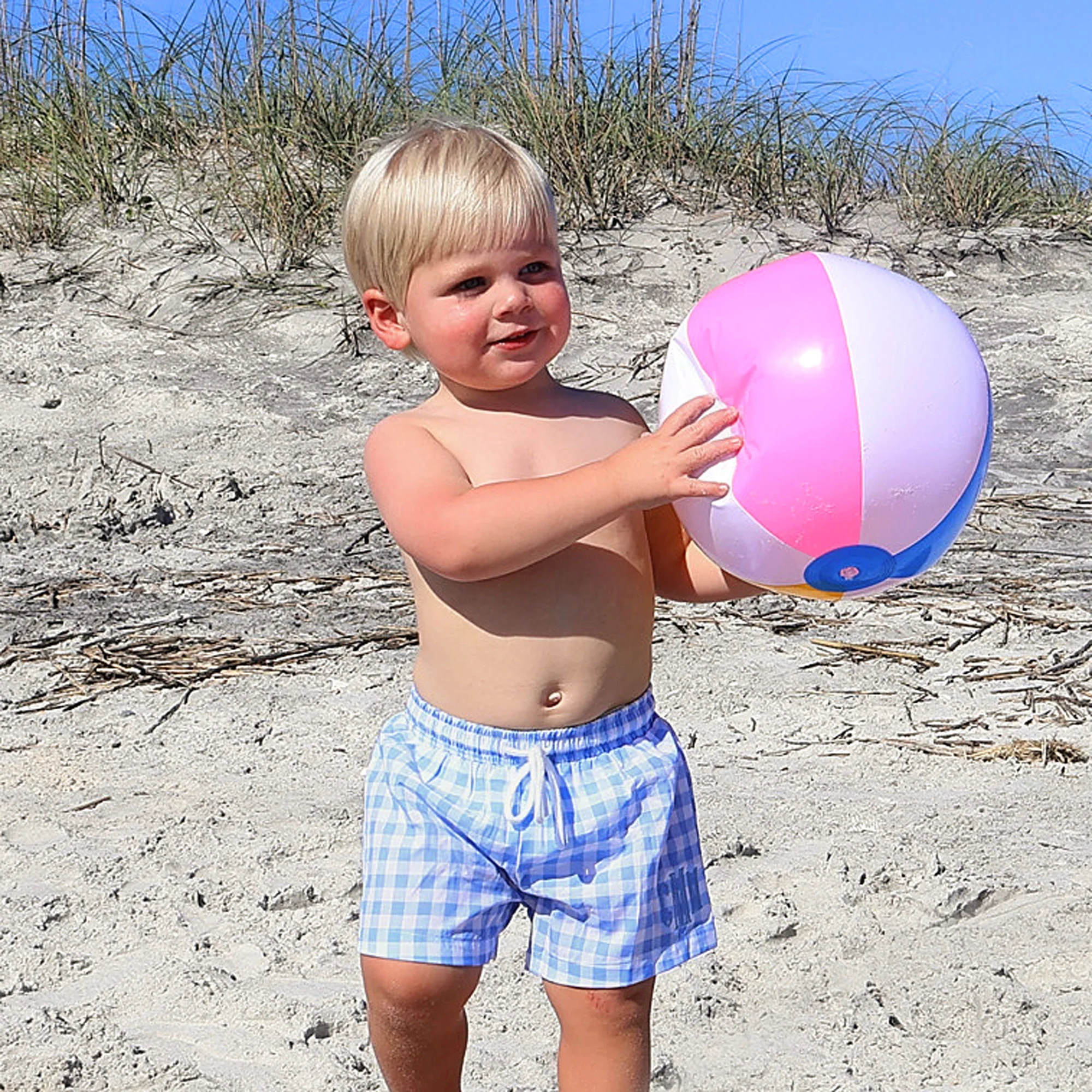 Capri Blue Swim Trunks - Image 2